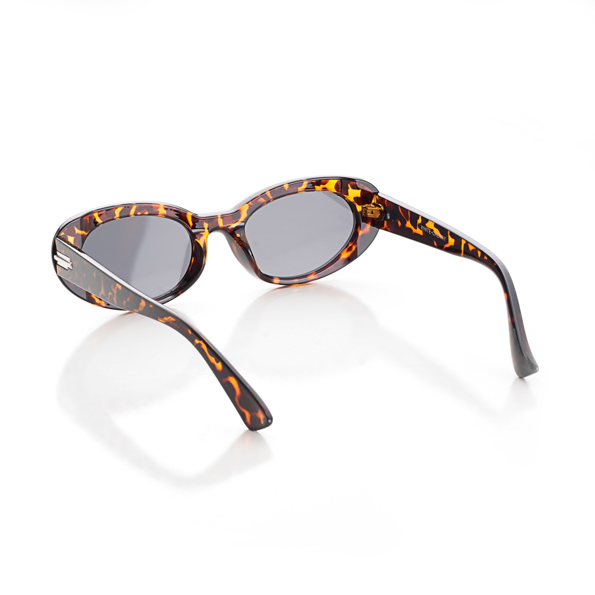 Thunderx | Tiger-Black/Brown Medium Full Rim Oval Sunglasses for Women [UV-protected]