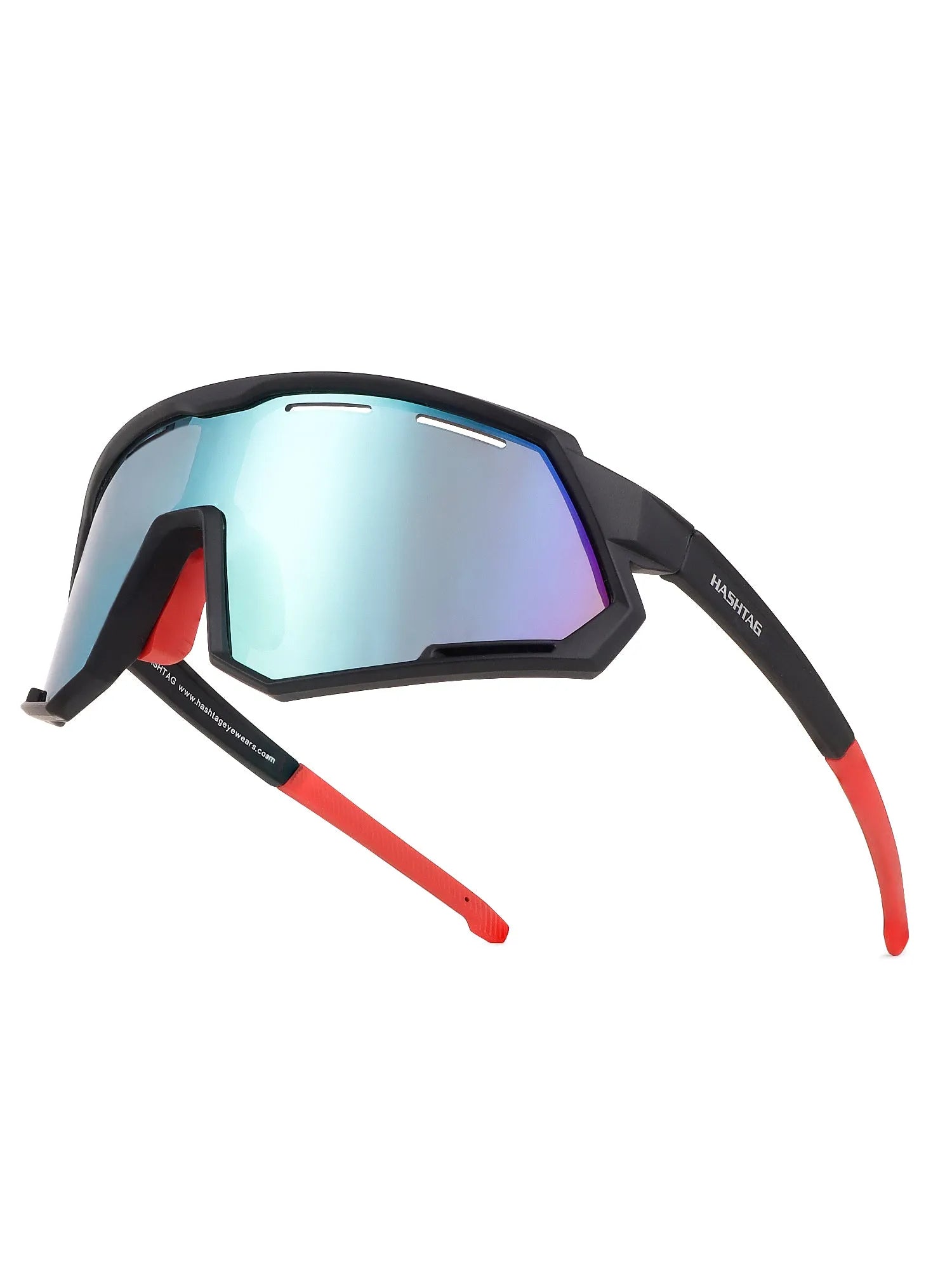 Myrion | Black Medium Full Rim Shield Sports for Men & Women [UV-protected]