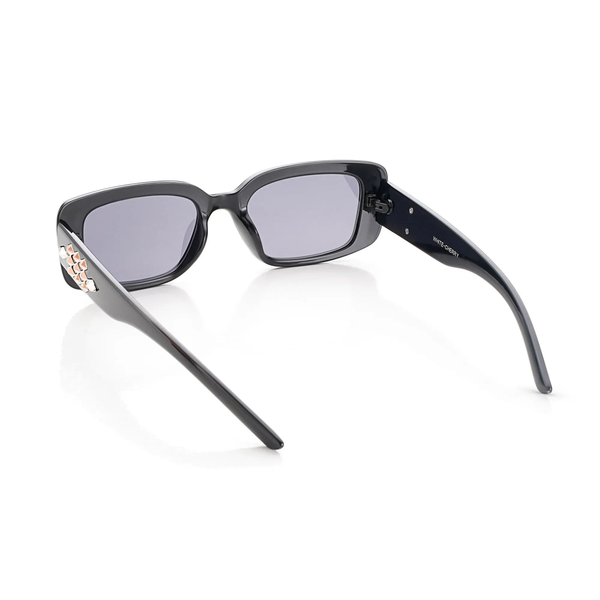 Vynor | Black Medium Full Rim Square Sunglasses for Men & Women [UV-protected] HASHTAG X WHITECHERRY