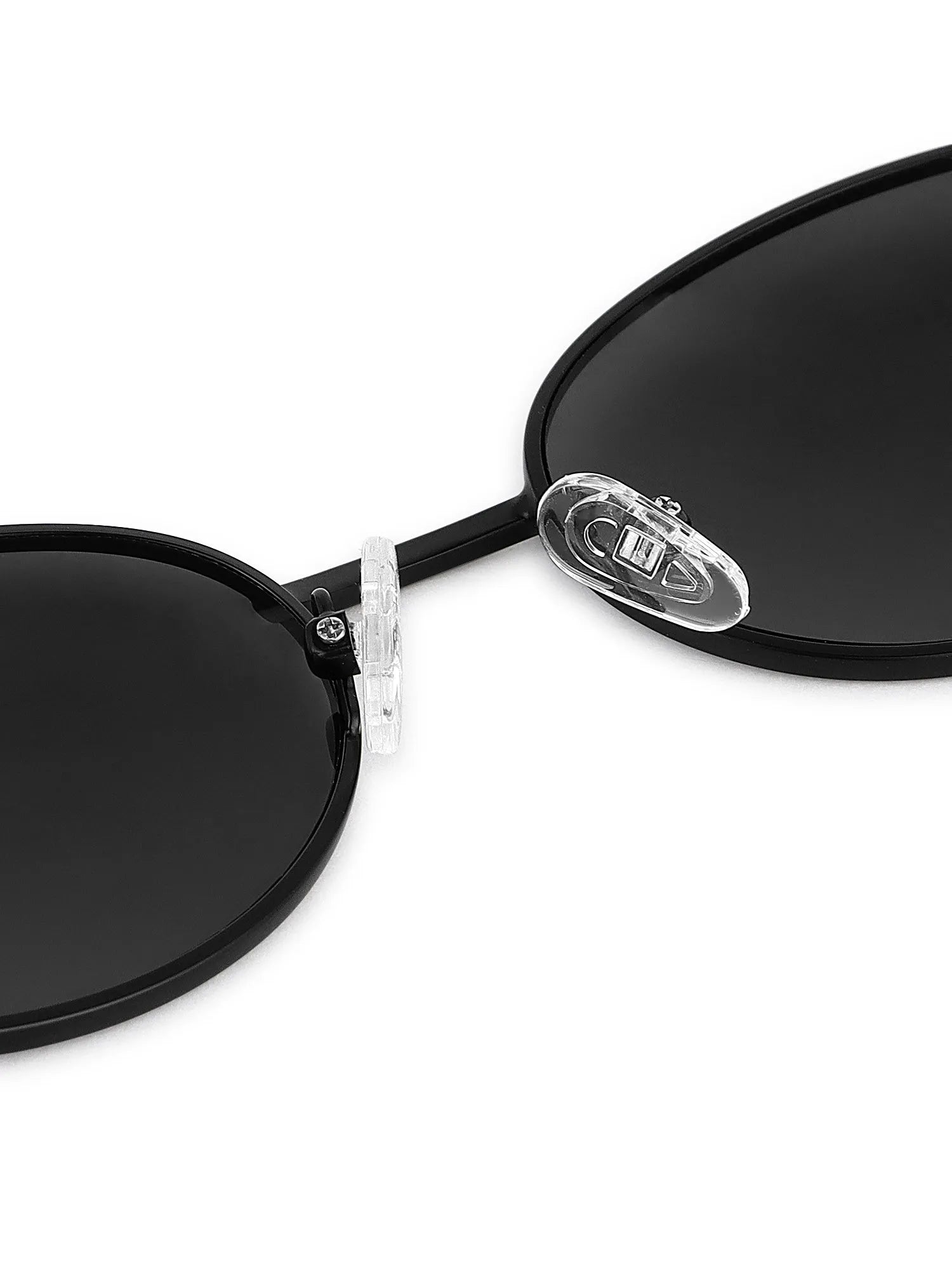 Fynora | Black Medium Full Rim Oval Sunglasses for Women [UV-protected]