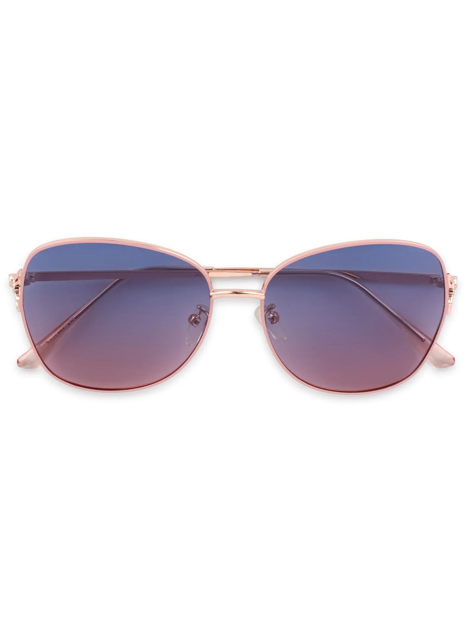 Arcanum | Gradient Blue & Pink Medium Full Rim Butterfly Sunglasses for Women [Polarized]