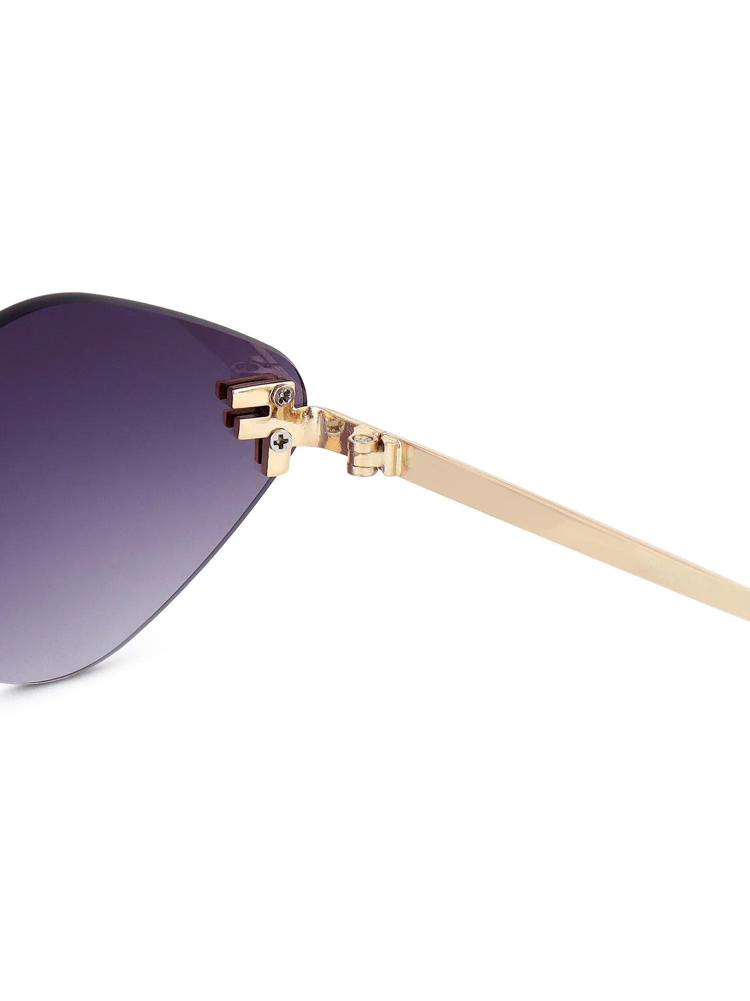 Xelora | Grey Small Rim Less Diamond Sunglasses for Women [UV-protected]