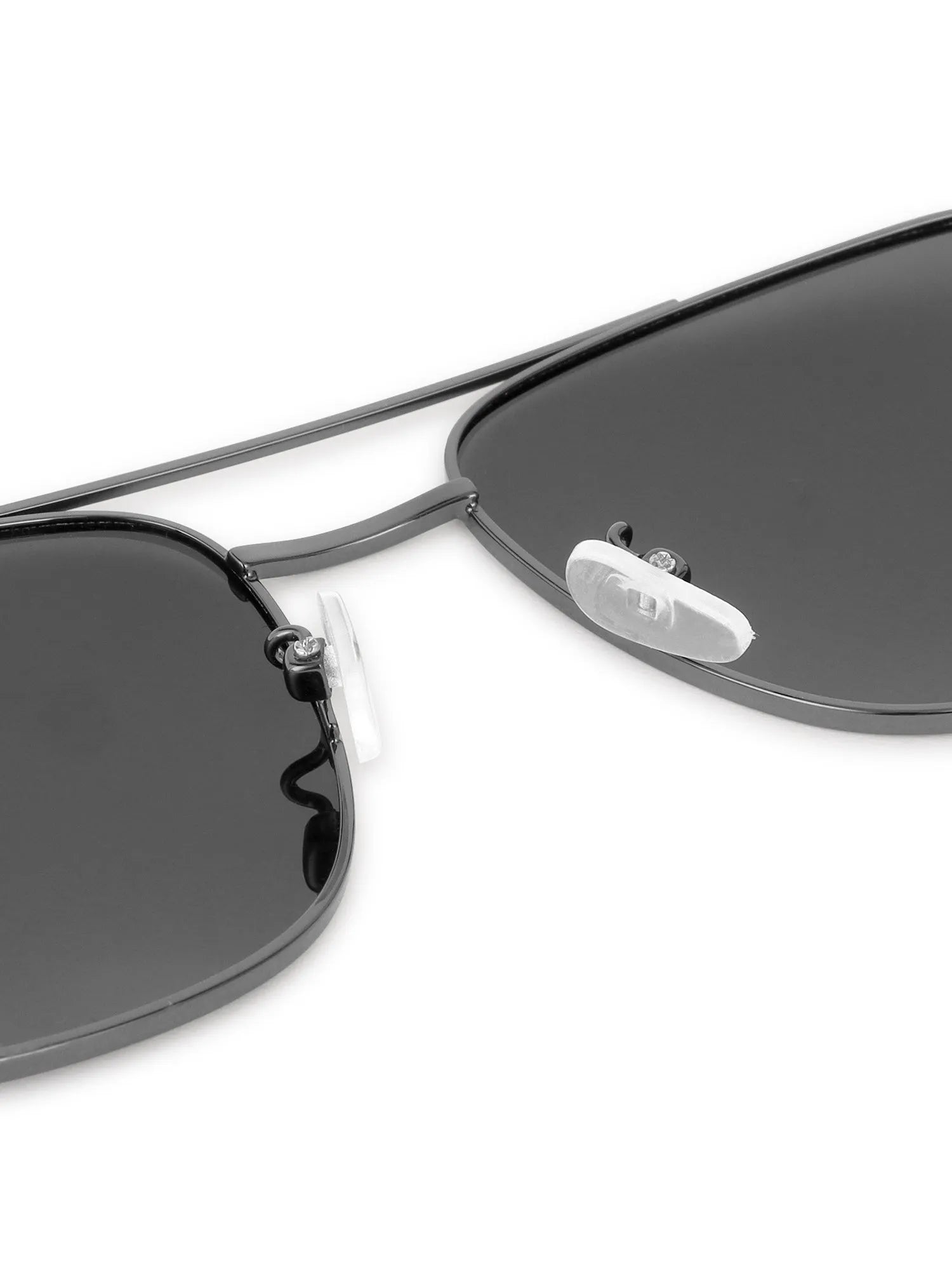 Quivion | Grey Large Full Rim Square Sunglasses for Men [Polarized]