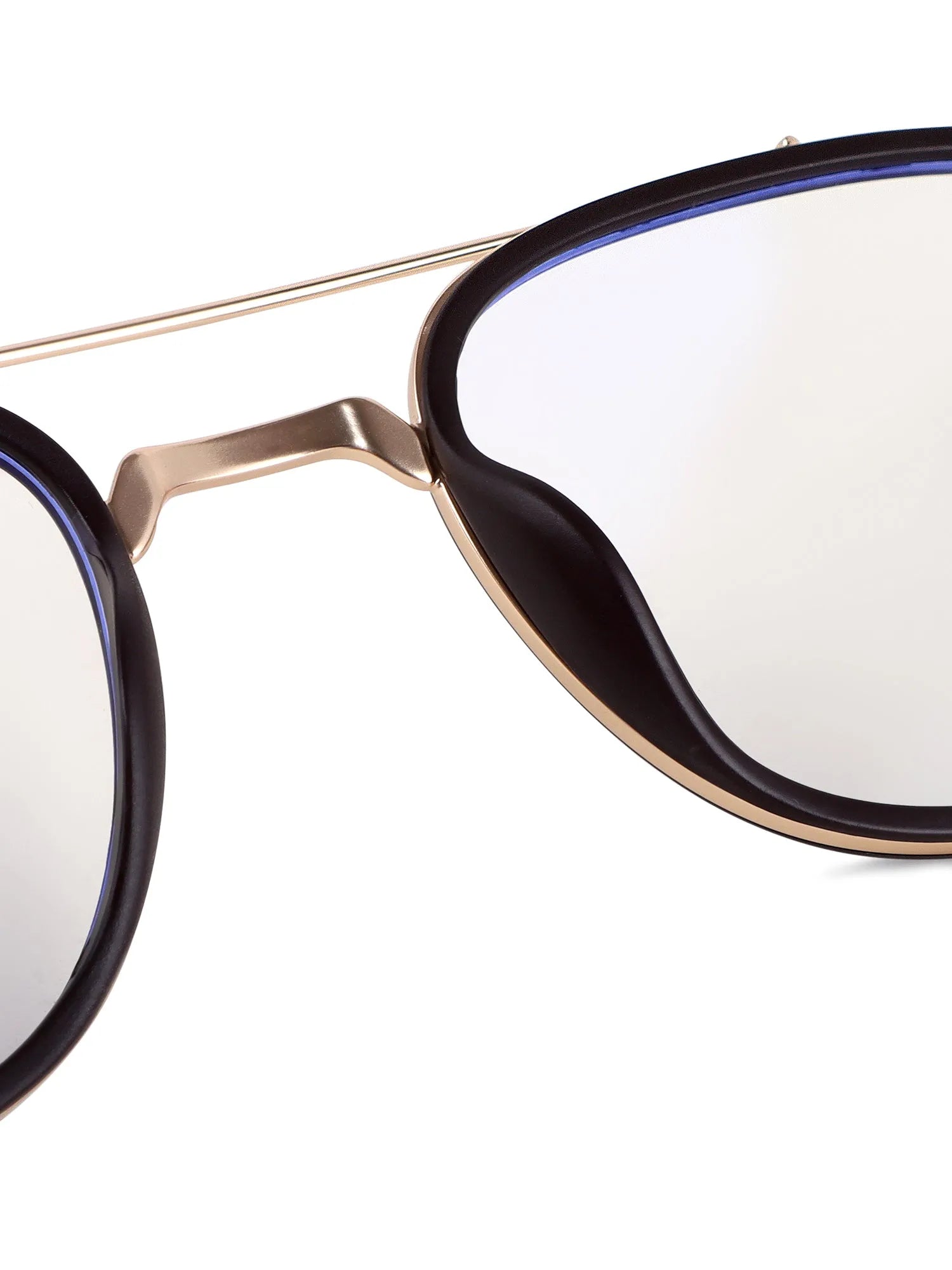 Grexar | Golden & Brown Medium Full Rim Square Clip-on for Men & Women [UV-protected]