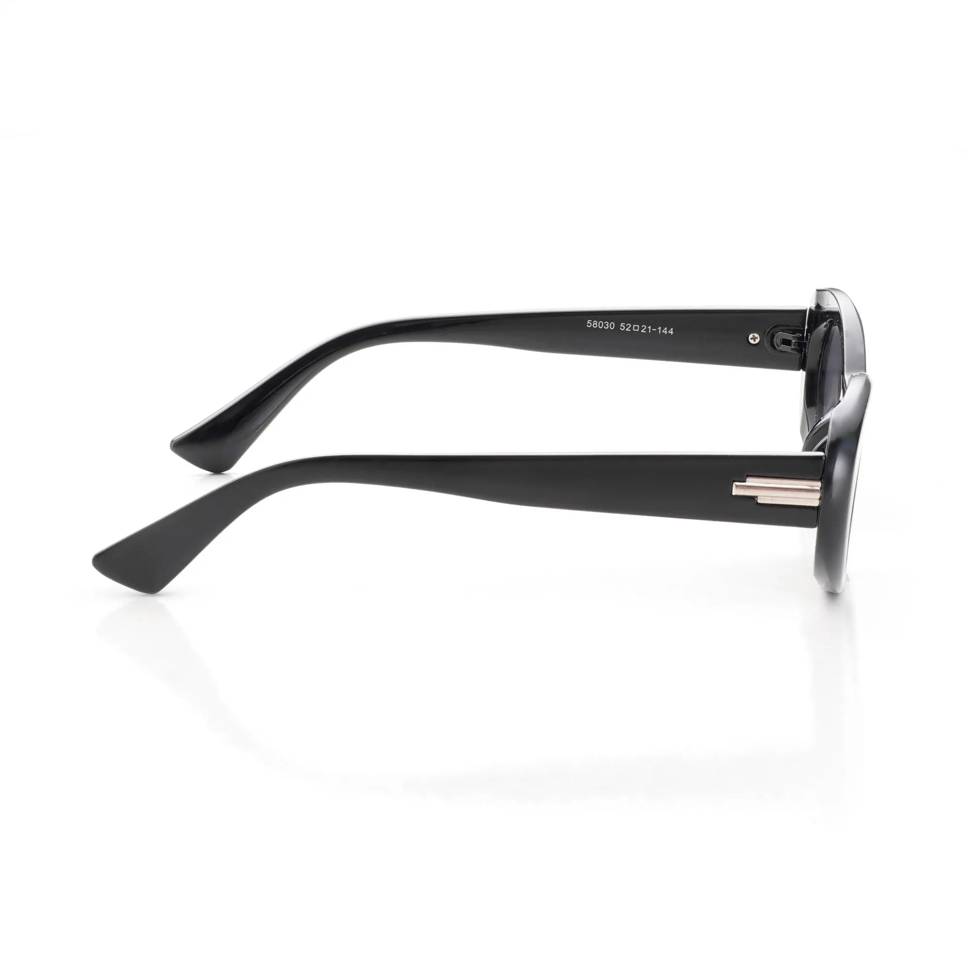 Thunderx | Black Medium Full Rim Oval Sunglasses for Women [UV-protected] HASHTAG X WHITECHERRY