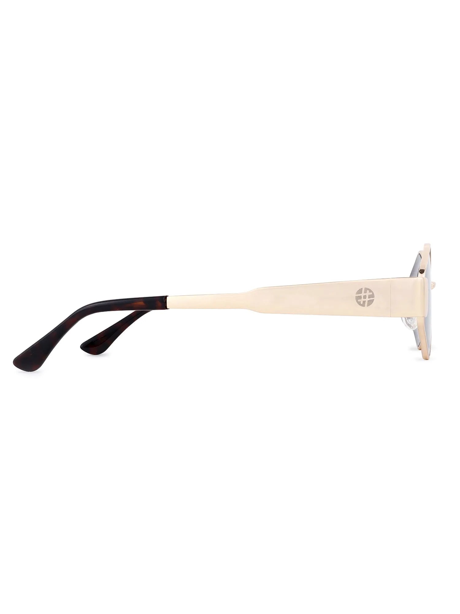 Ecliptor | Golden Medium Full Rim Diamond Sunglasses for Women [UV-protected]