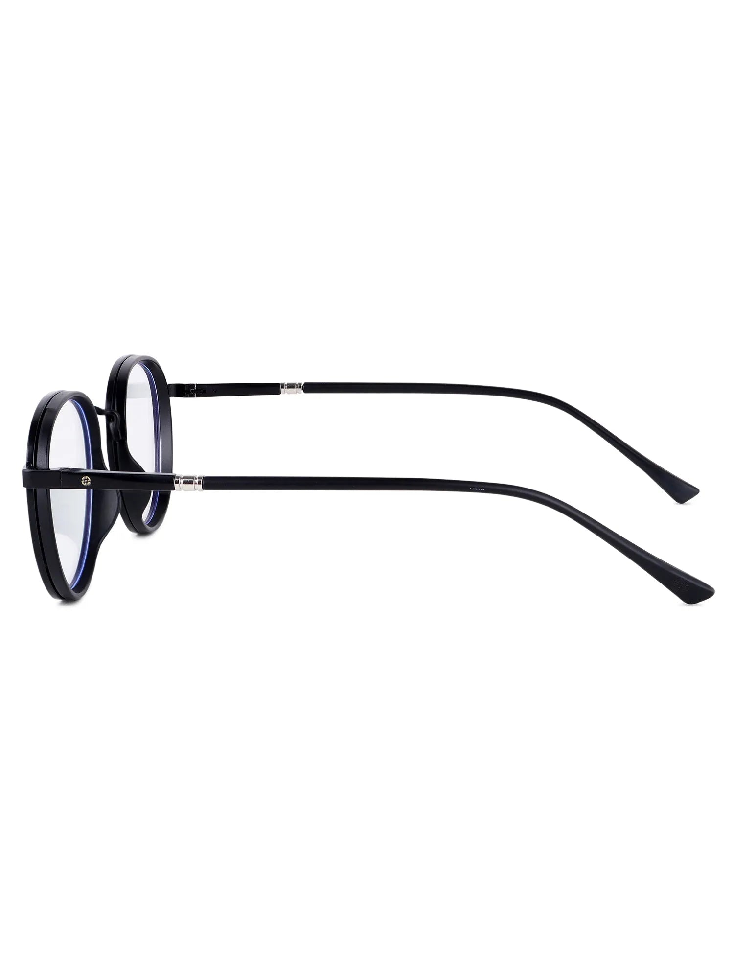 Ignisra | Black Medium Full Rim Oval Clip-on for Men & Women [UV-protected]