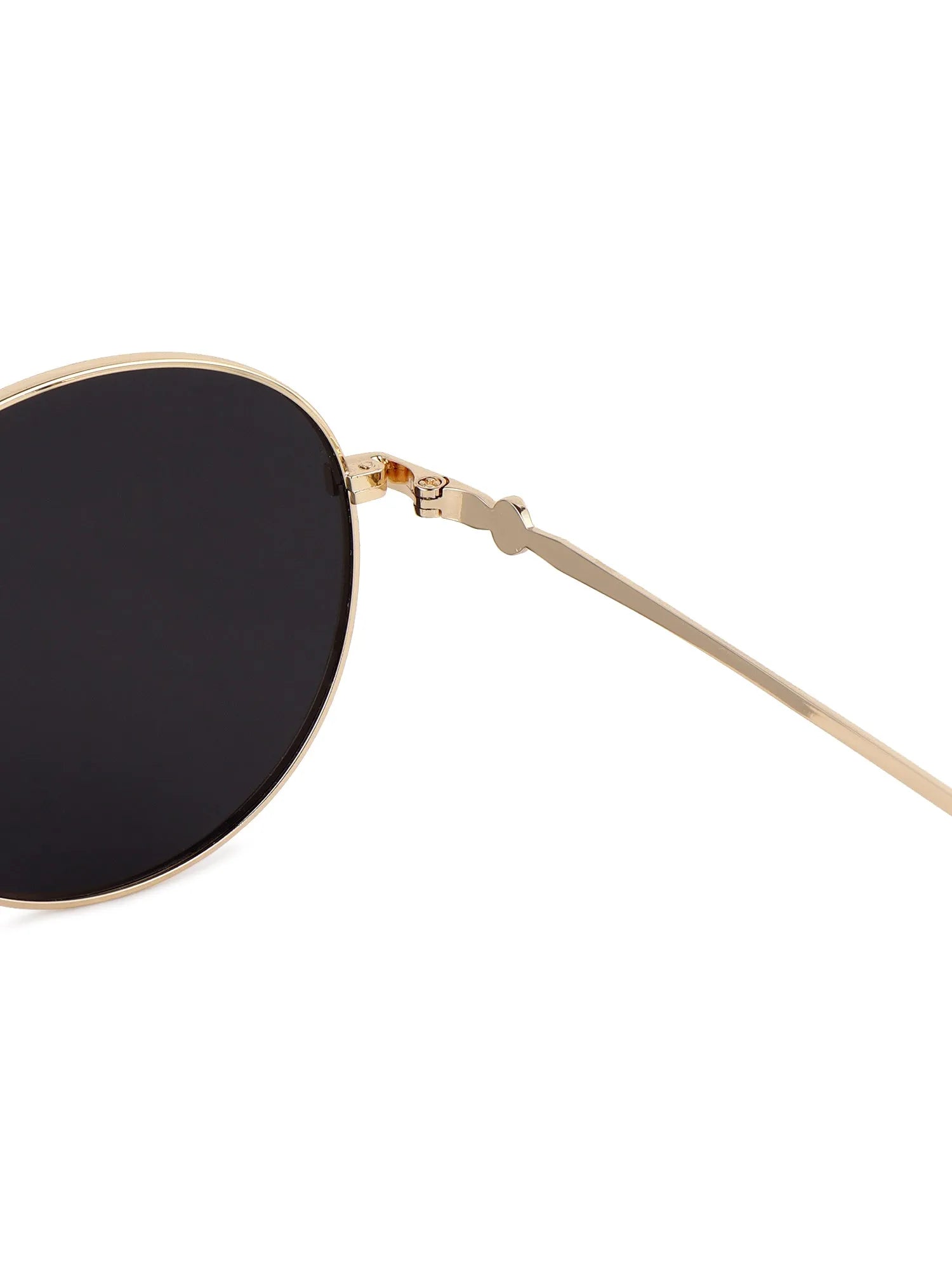 Dravyn | Grey Medium Full Rim Round Sunglasses for Men & Women [Polarized]