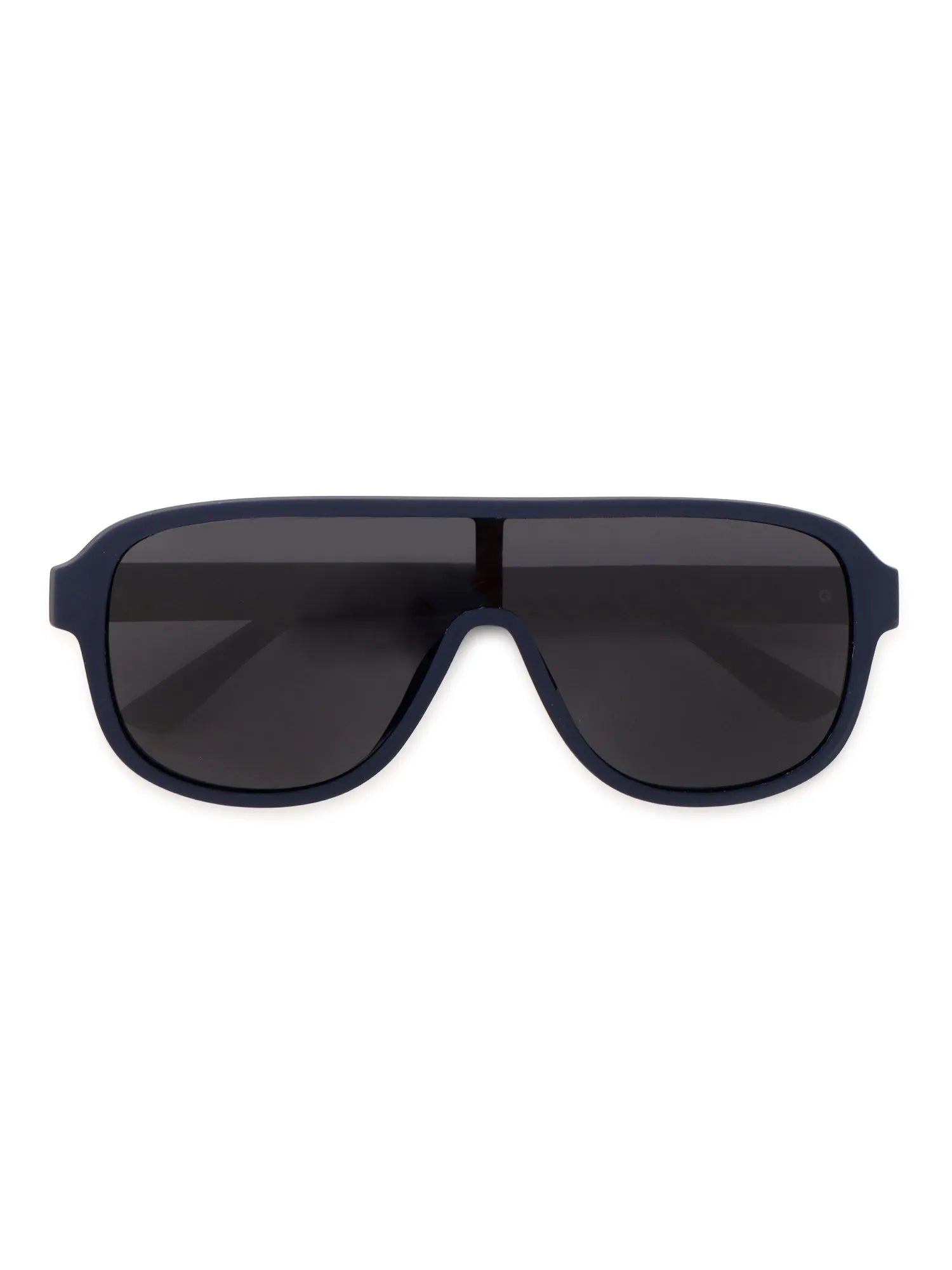 Quasor | Blue Extra-Large Full Rim Shield Sports for Men & Women [Polarized]