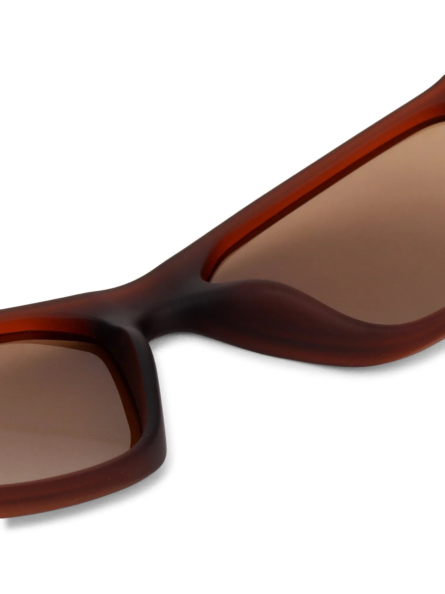 Ionium | Brown Large Full Rim Rectangle Sunglasses for Men [Polarized]