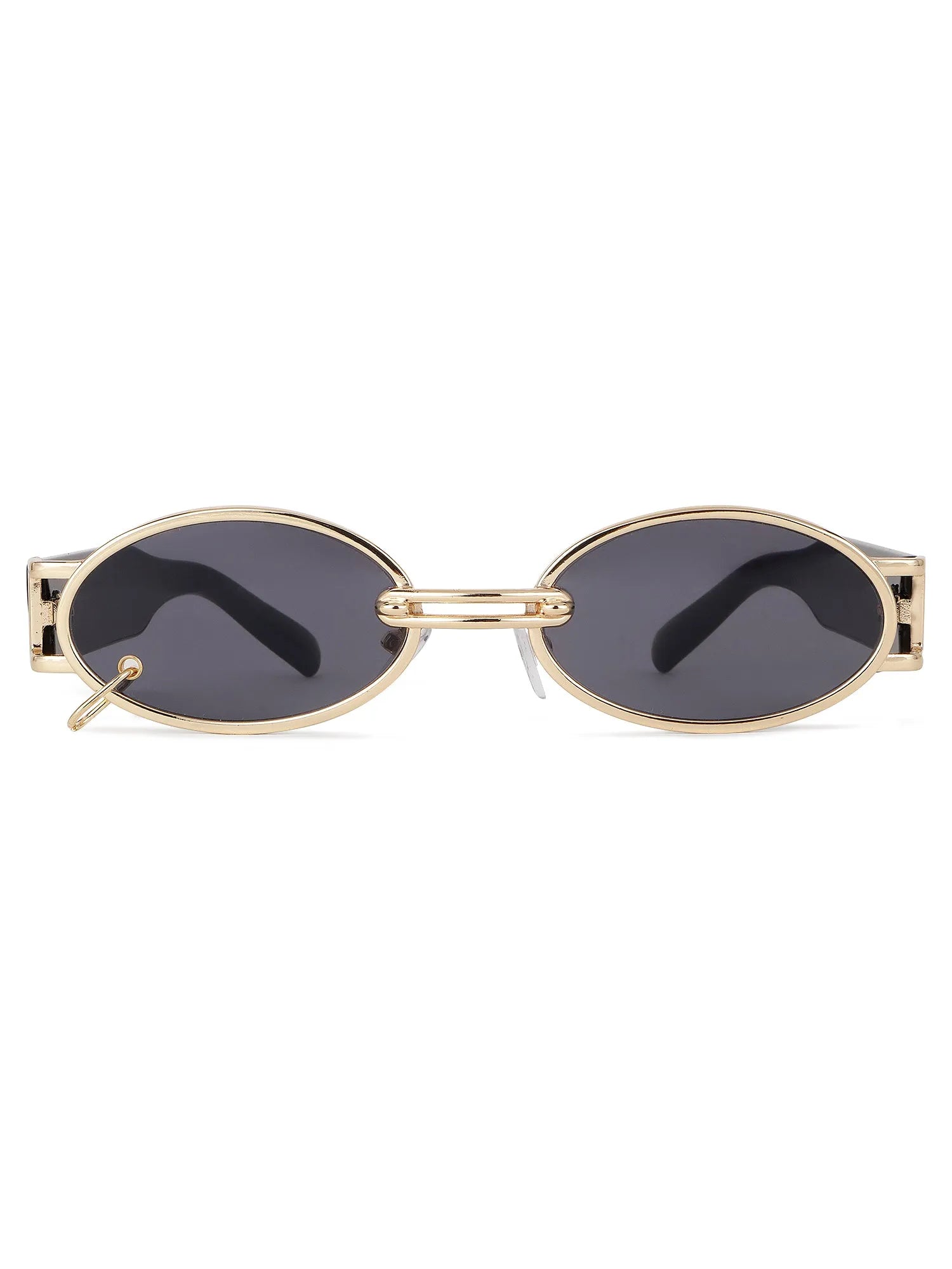 Darkion | Grey Medium Full Rim Oval Sunglasses for Women [UV-protected]
