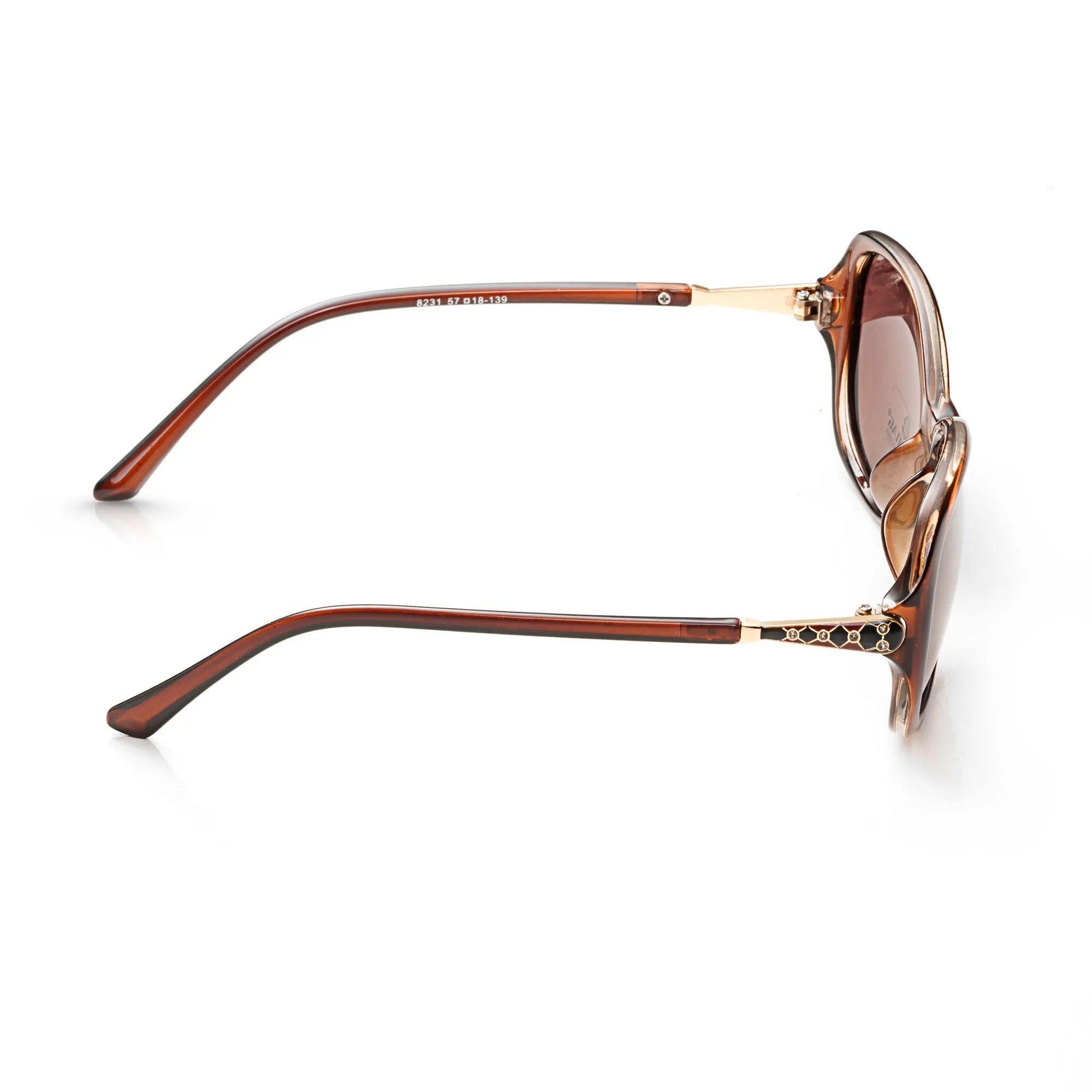 Crystara | Red Large Full Rim Butterfly Sunglasses for Women [Polarized]