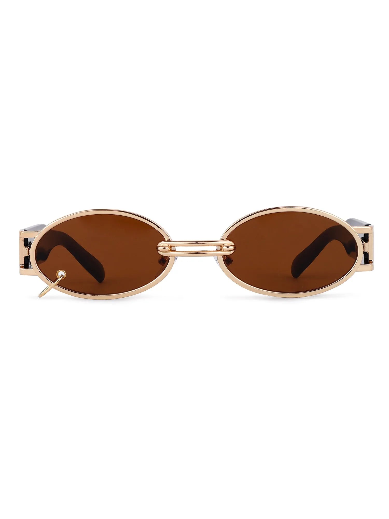 Darkion | Brown Medium Full Rim Oval Sunglasses for Women [UV-protected]