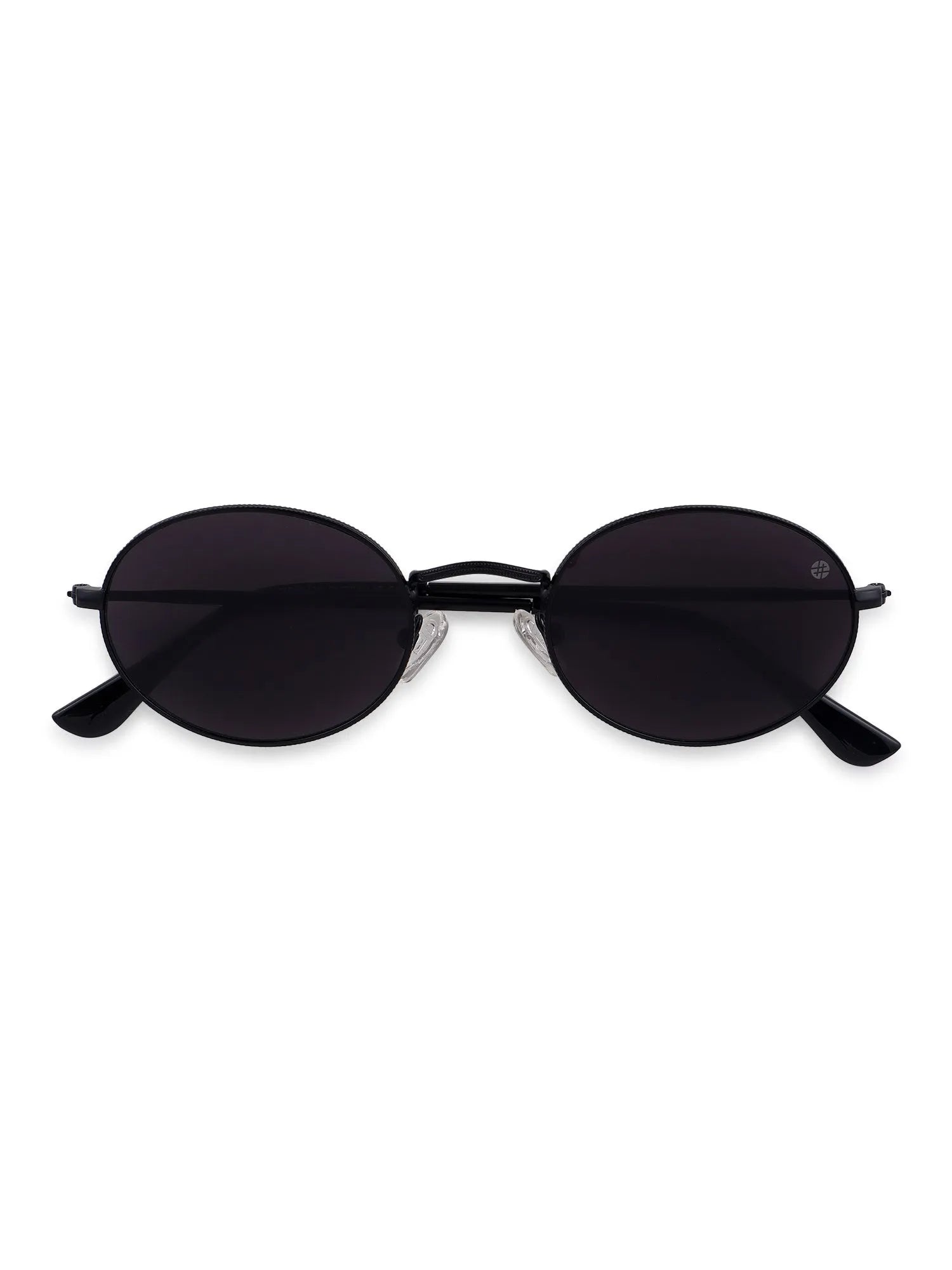 Nimbra | Black Small Full Rim Oval Sunglasses for Women [UV-protected]