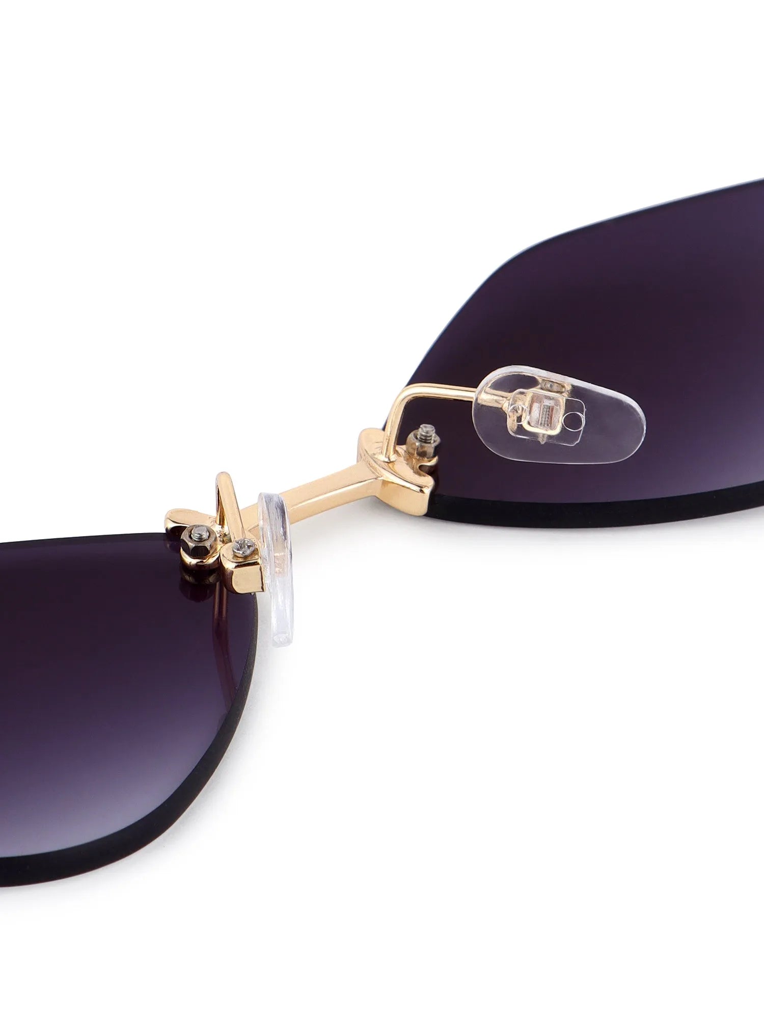 Xelora | Grey Small Rim Less Diamond Sunglasses for Women [UV-protected]