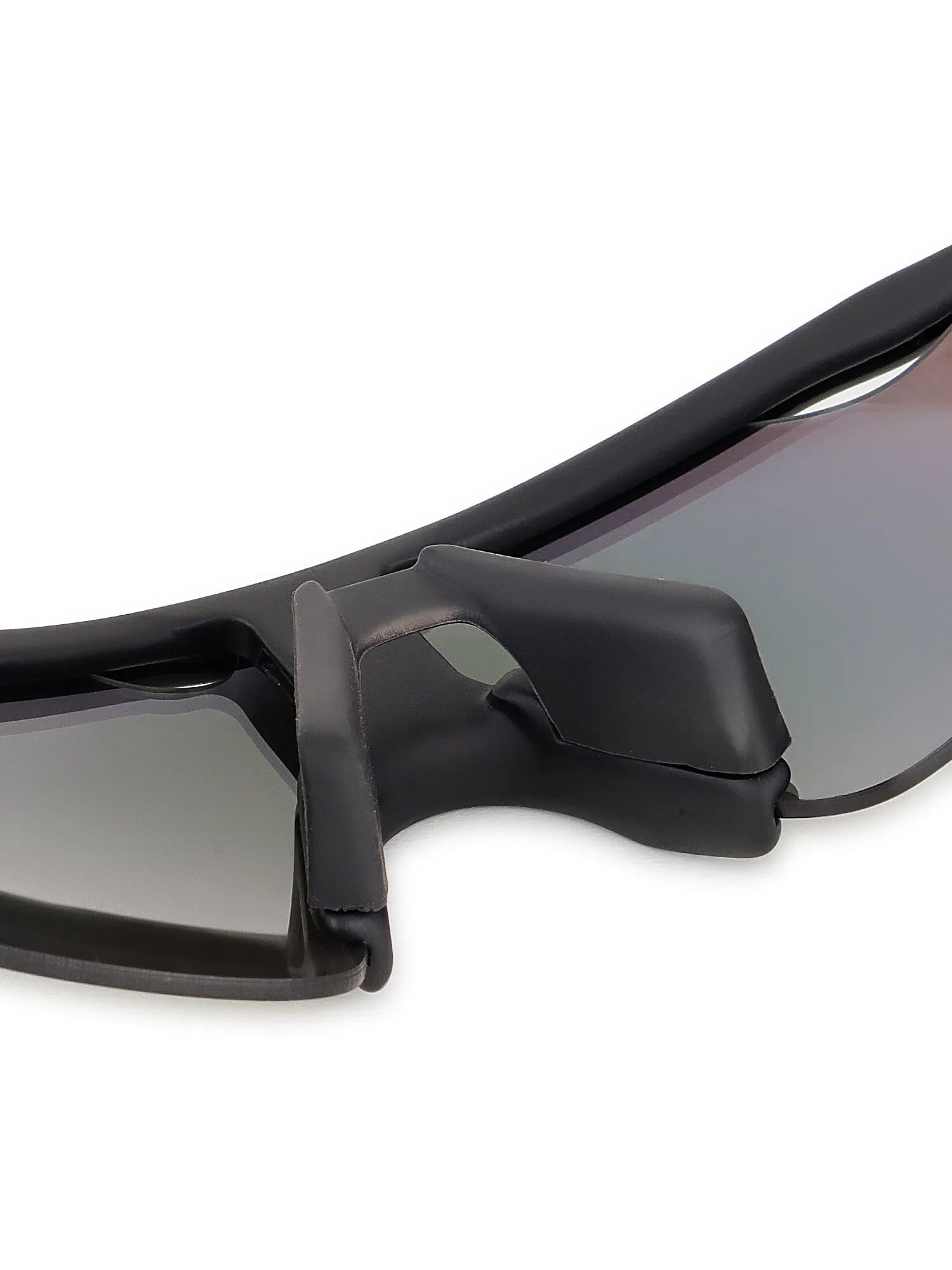Chronos | Grey Medium Half Rim Shield Sports for Men & Women [UV-protected]