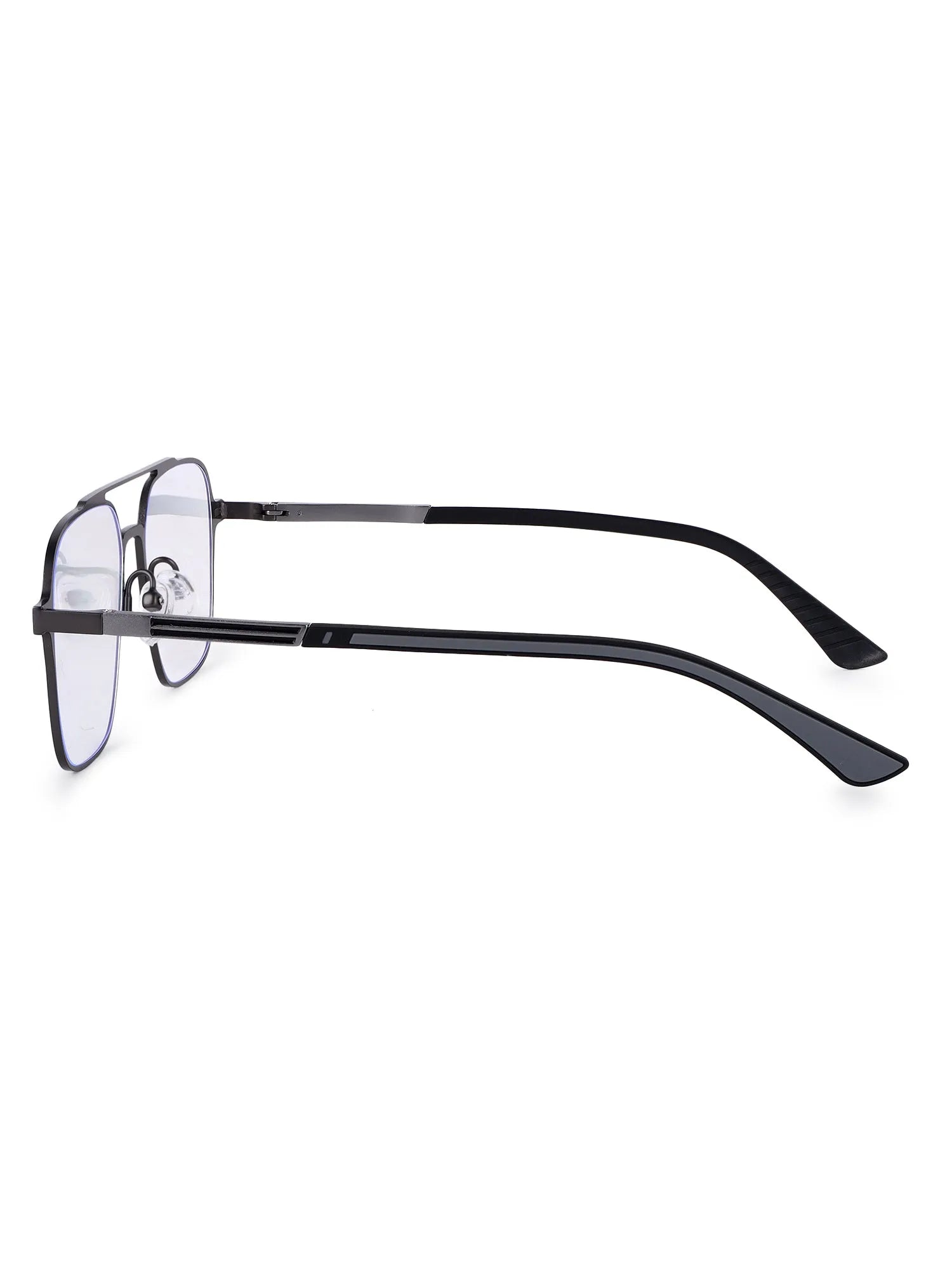 Avelora | Grey Large Full Rim Rectangle Clip-on for Men & Women [UV-protected]