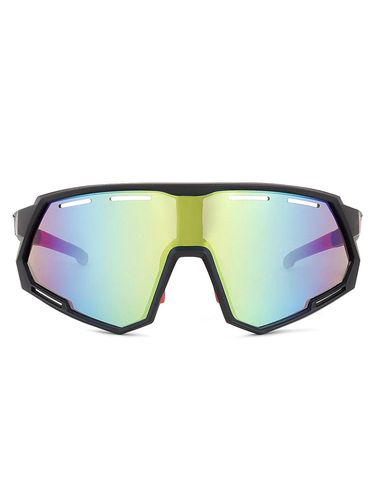 Myrion | Black Medium Full Rim Shield Sports for Men & Women [UV-protected]