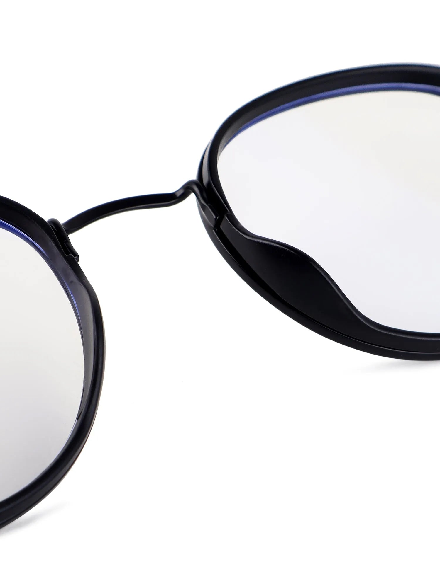 Ignisra | Black Medium Full Rim Oval Clip-on for Men & Women [UV-protected]