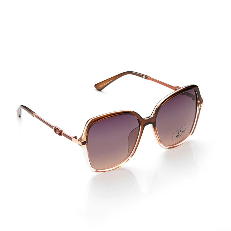 Hashtag Exclusive Oversized Sunglasses for Women - 8224-Brown