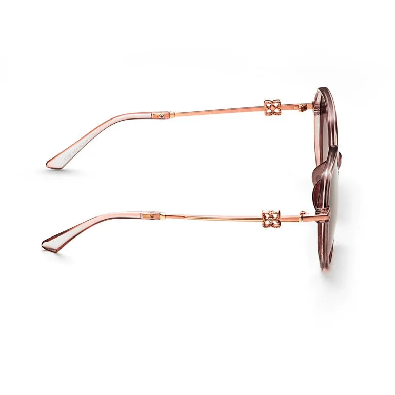 Fyreon | Brown Large Full Rim Hexagonal Sunglasses for Women [Polarized]