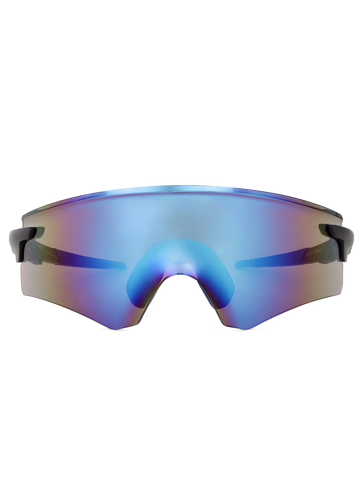 Drakion | Black Medium Rim Less Shield Sports Glasses for Men & Women [UV-protected]
