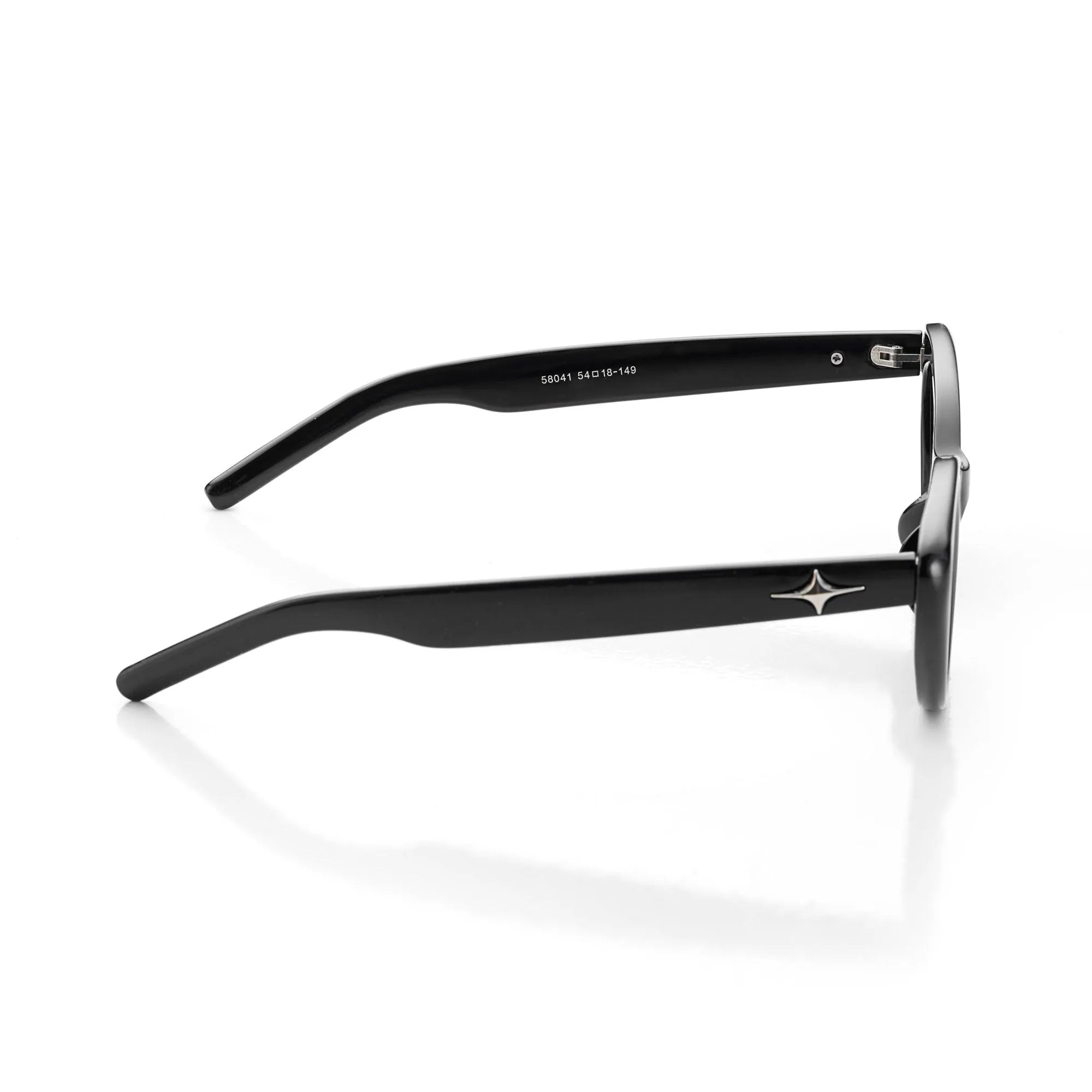 Syra | Black Medium Full Rim Cat-Eye Sunglasses for Women [UV-protected] HASHTAG X WHITECHERRY