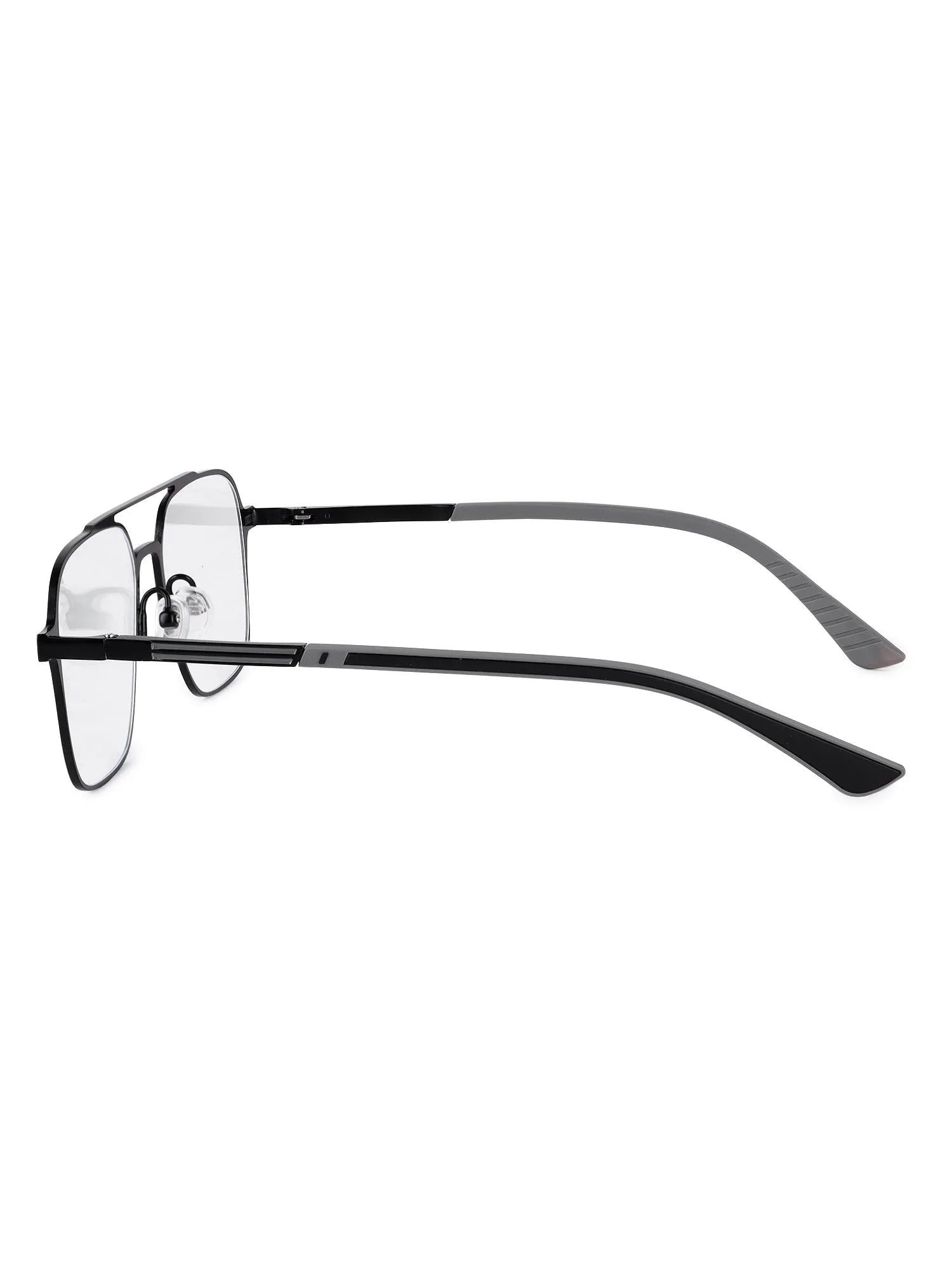 Avelora | Black Large Full Rim Rectangle Clip-on for Men & Women [UV-protected]