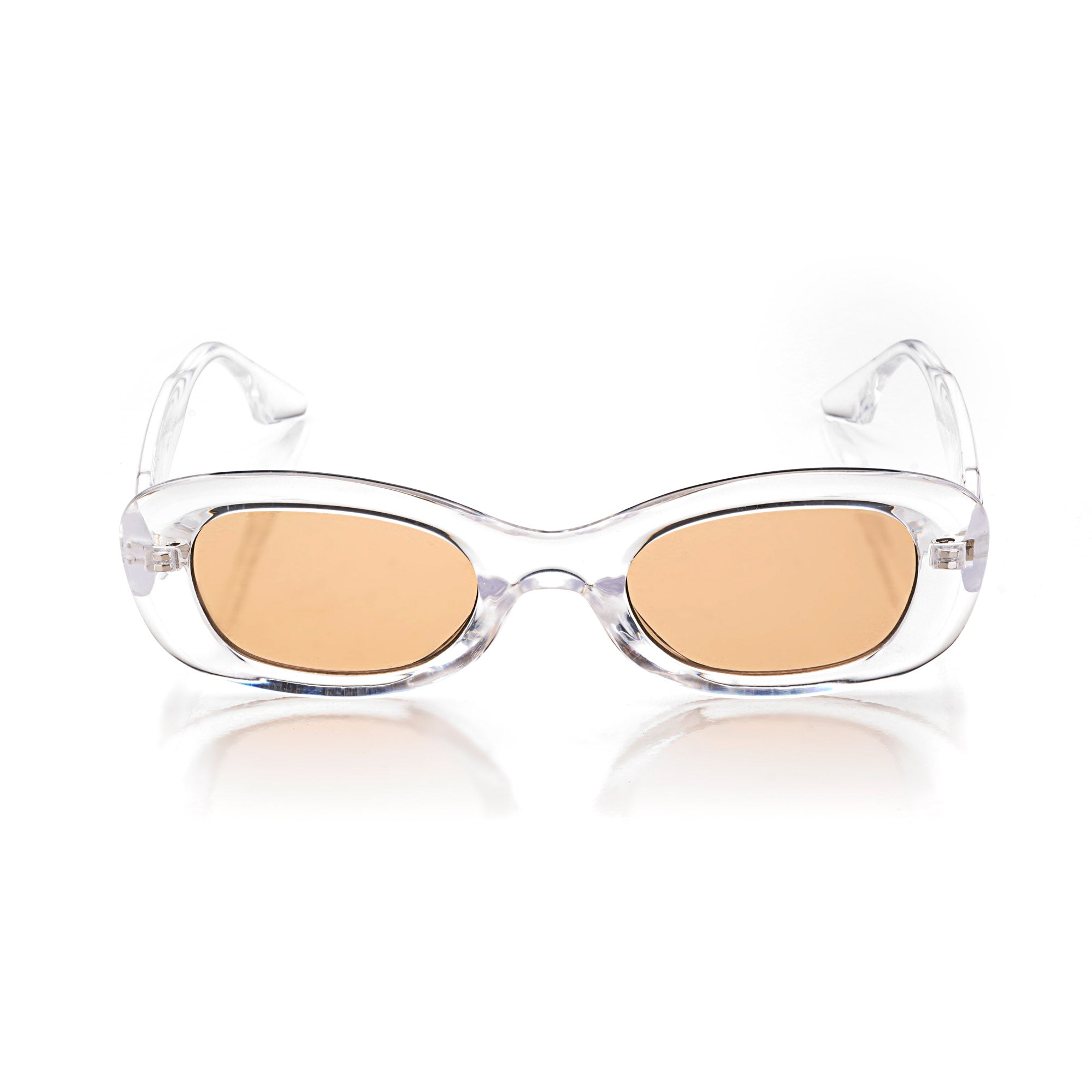 Aura | Transparent-Water Colour Medium Full Rim Oval Sunglasses for Men & Women [UV-protected]