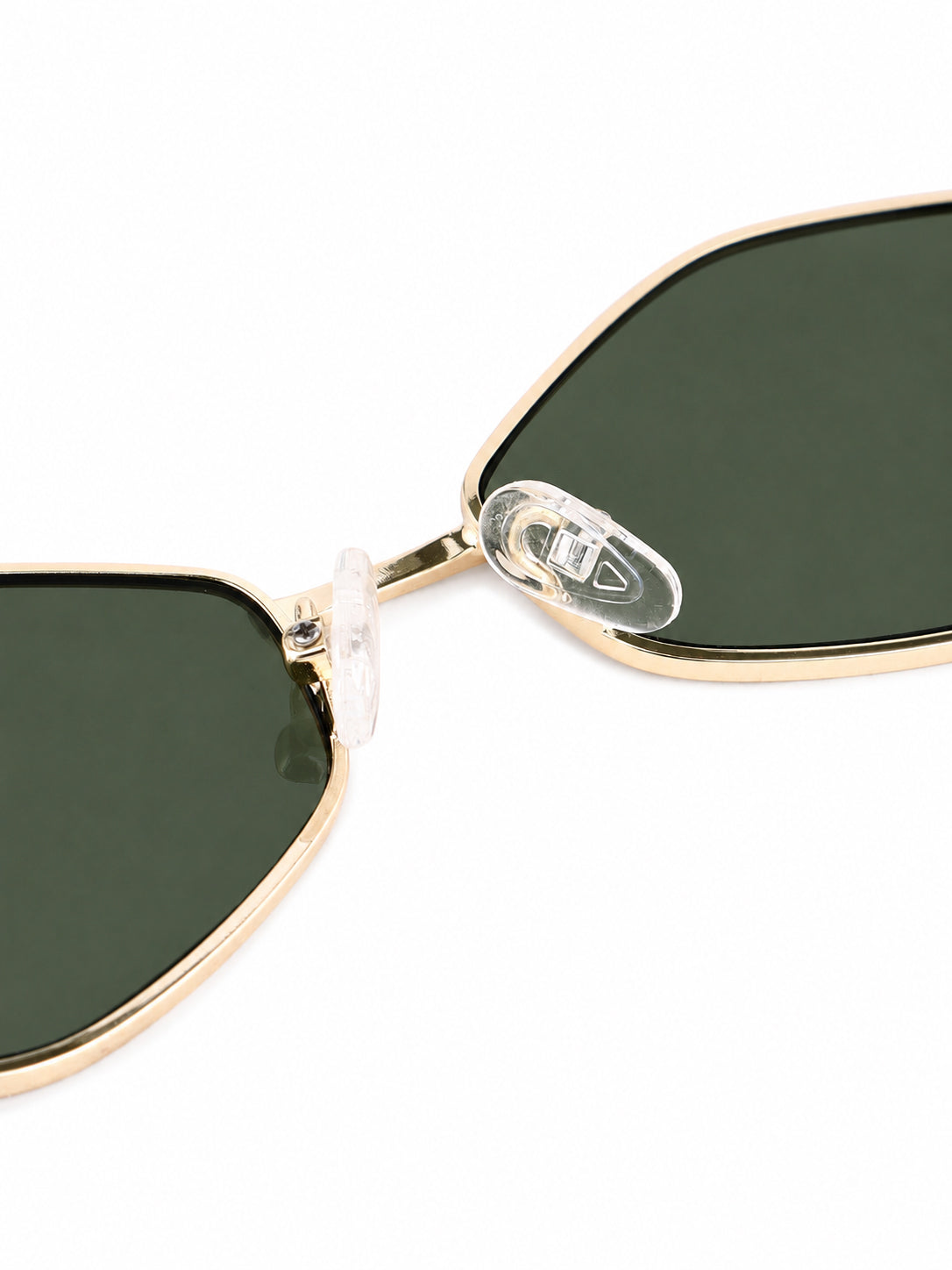 Ecliptor | Green Medium Full Rim Diamond Sunglasses for Women [UV-protected]