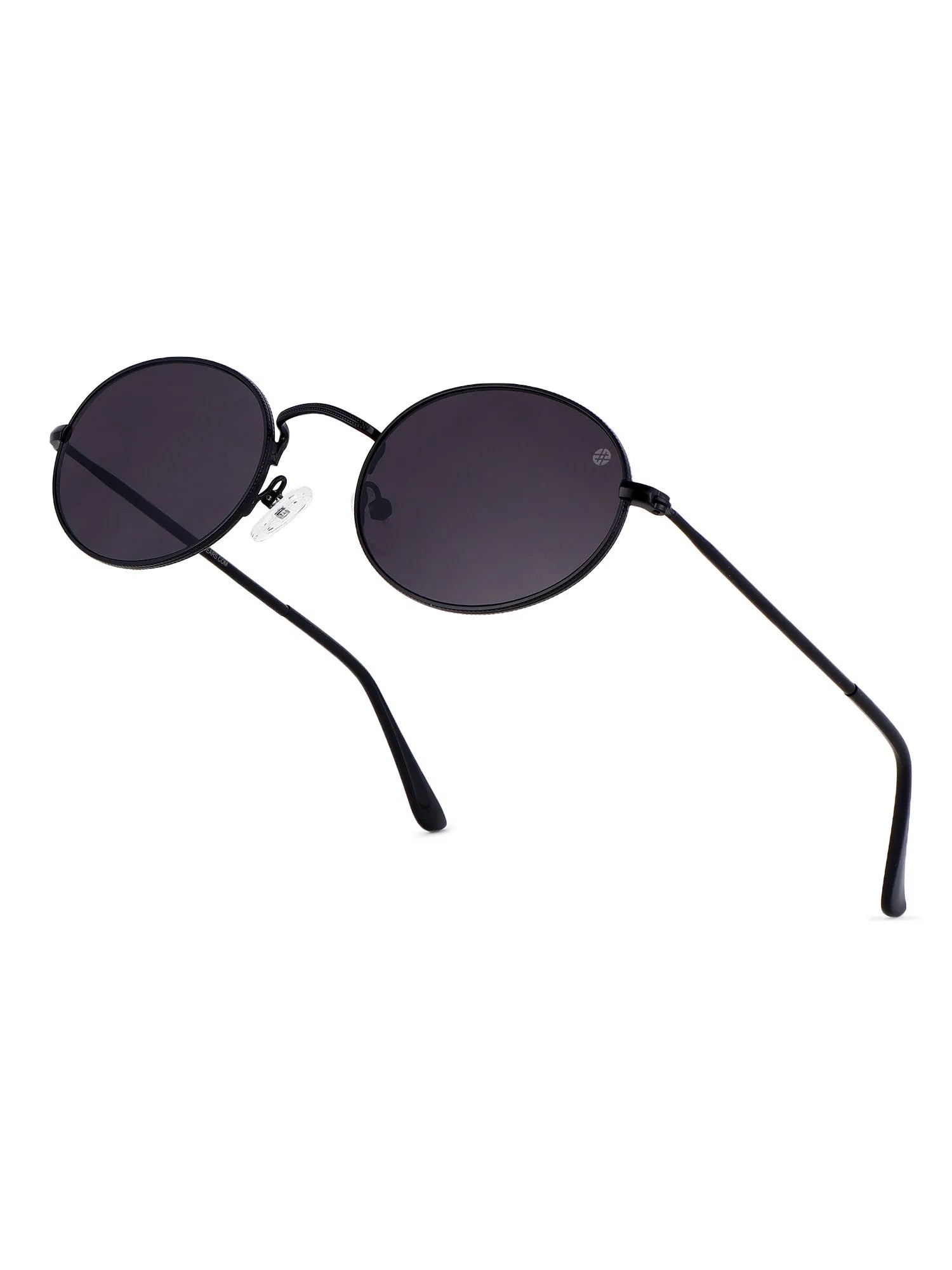 Nimbra | Black Small Full Rim Oval Sunglasses for Women [UV-protected]