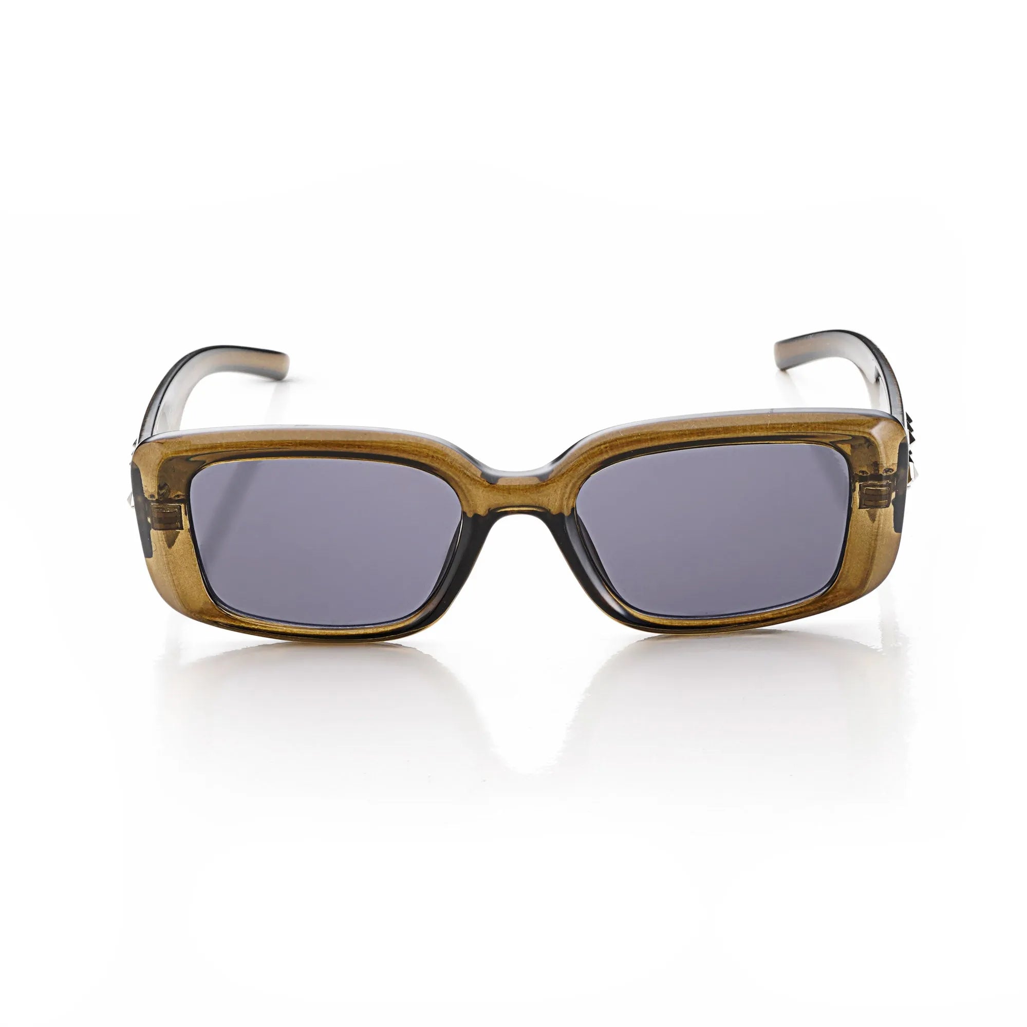 Vynor | Transparent-Green Medium Full Rim Square Sunglasses for Men & Women [UV-protected] HASHTAG X WHITECHERRY