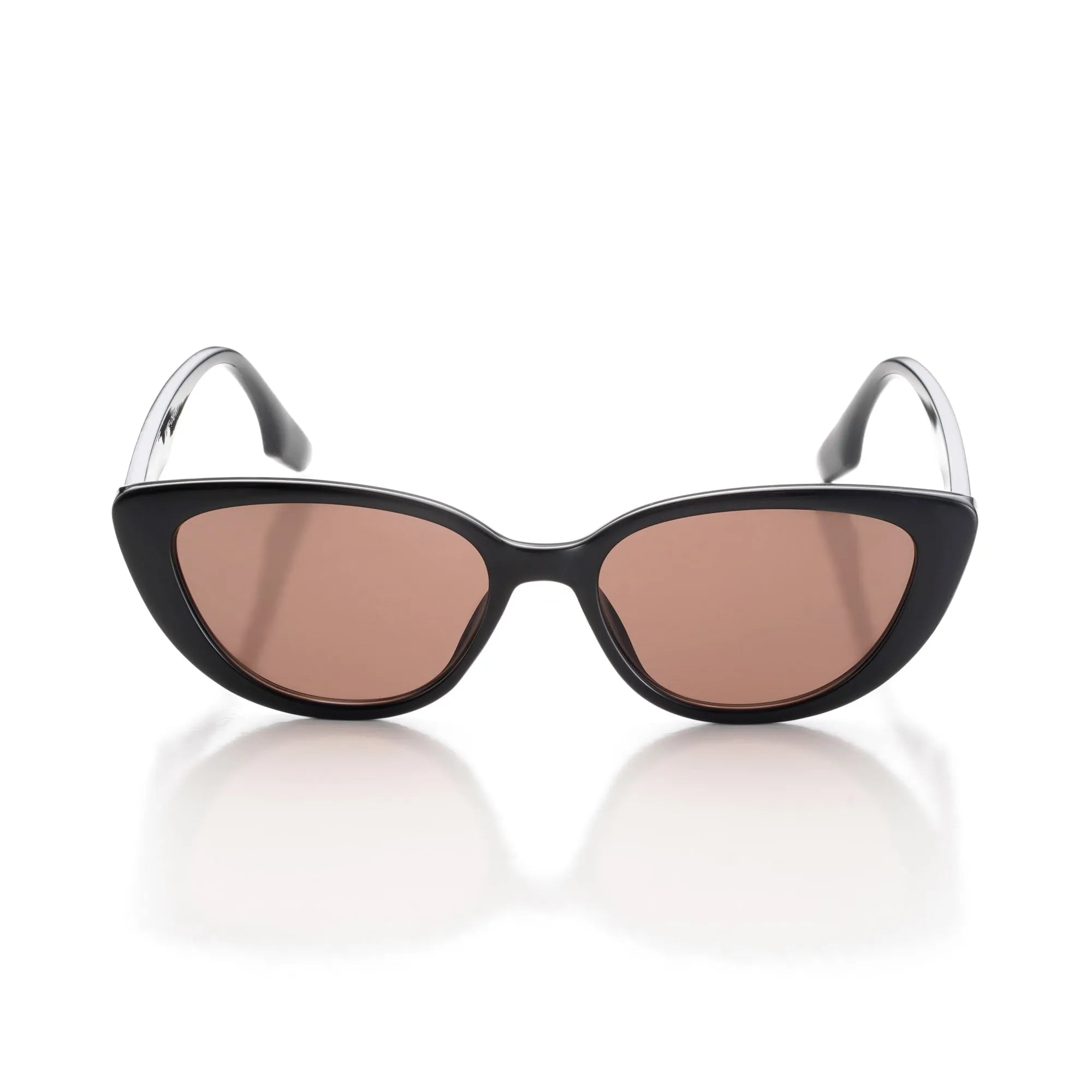 Ultravox | Black Medium Full Rim Cat-Eye Sunglasses for Women [UV-protected] HASHTAG X WHITECHERRY