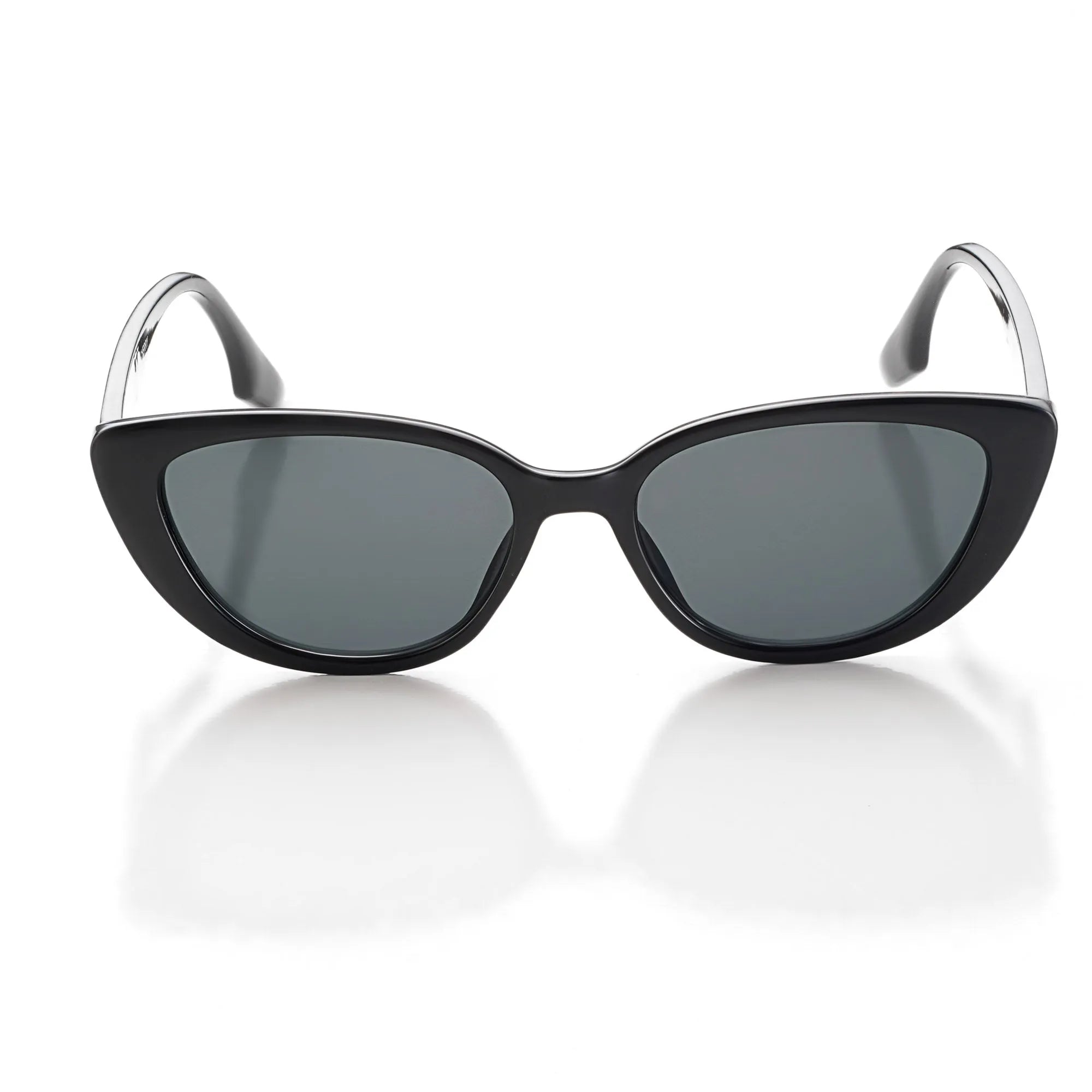 Ultravox | Transparent-Black Medium Full Rim Cat-Eye Sunglasses for Women [UV-protected] HASHTAG X WHITECHERRY