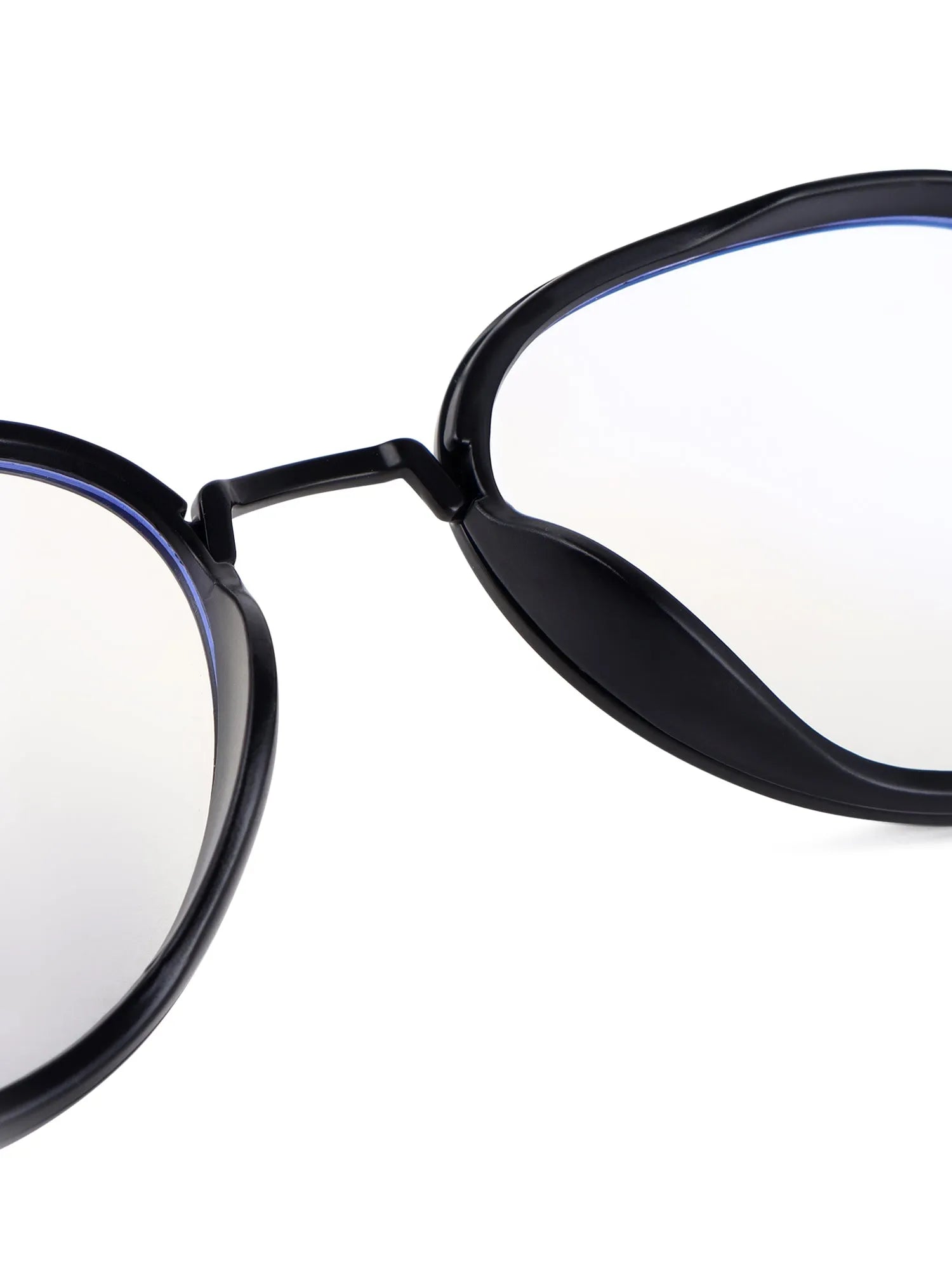 Caelium | Black Large Full Rim Aviator Clip-on for Men & Women [UV-protected]
