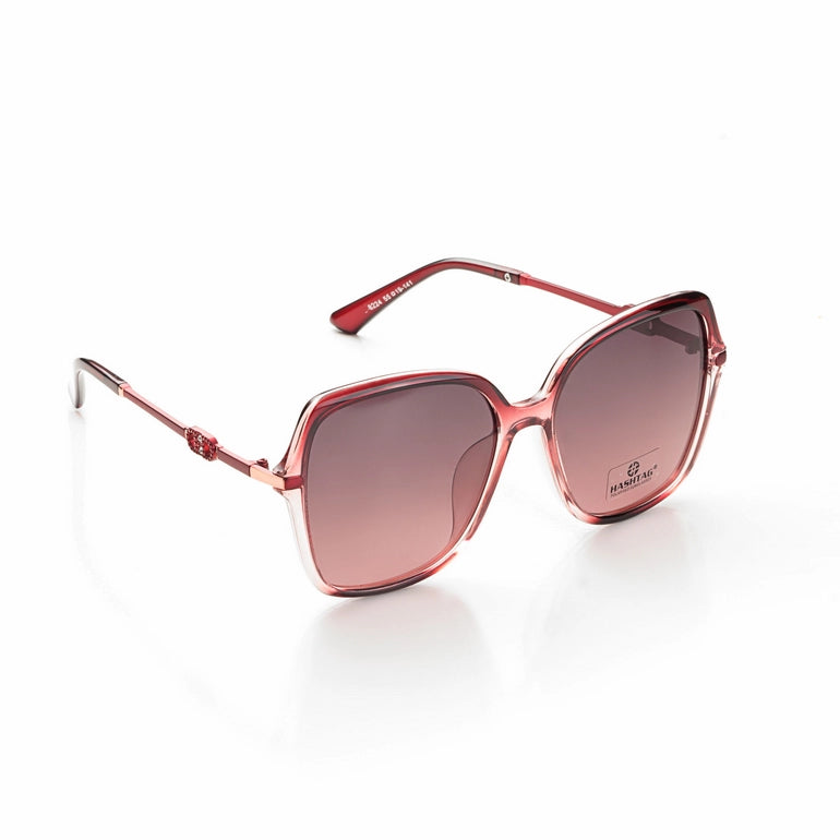 Hashtag Exclusive  Oversized Sunglasses for Women - 8224-Red