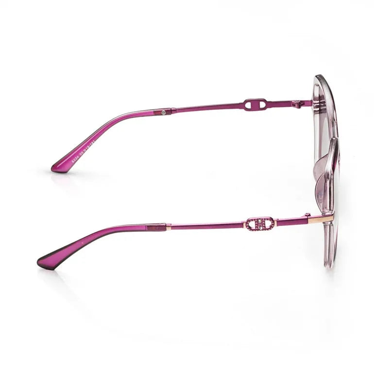 Eclipta | Purple Oversized Full Rim Rectangle Sunglasses for Women [Polarized]