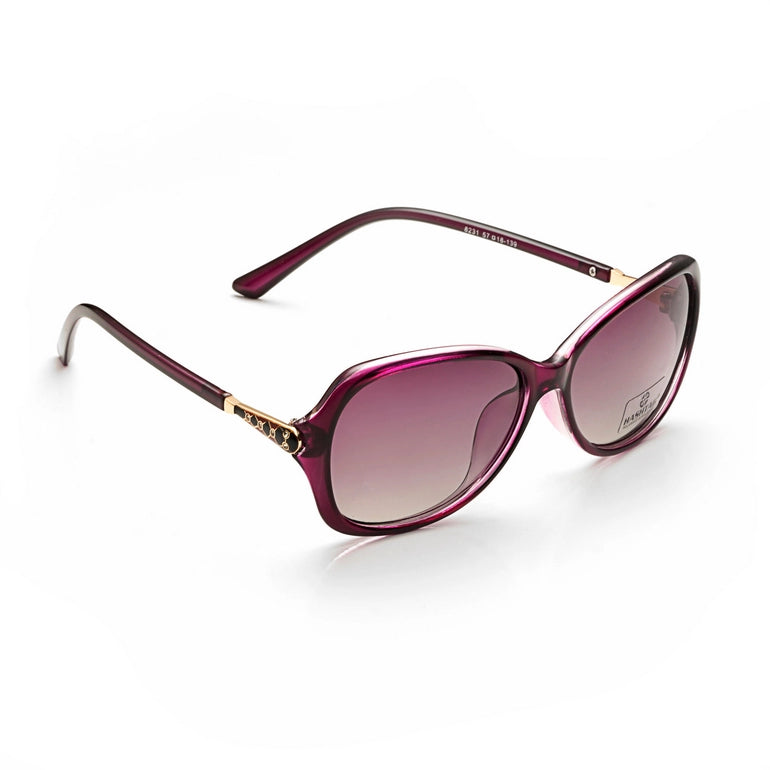 Hashtag Exclusive Butterfly Sunglasses for Women -8231-purple