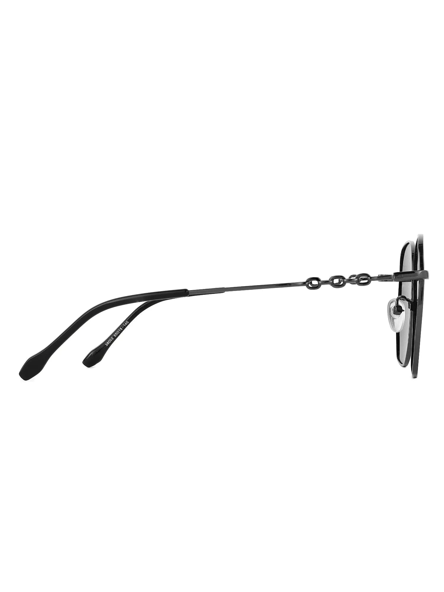 Solarion | Grey Large Full Rim Square Sunglasses for Men & Women [Polarized]