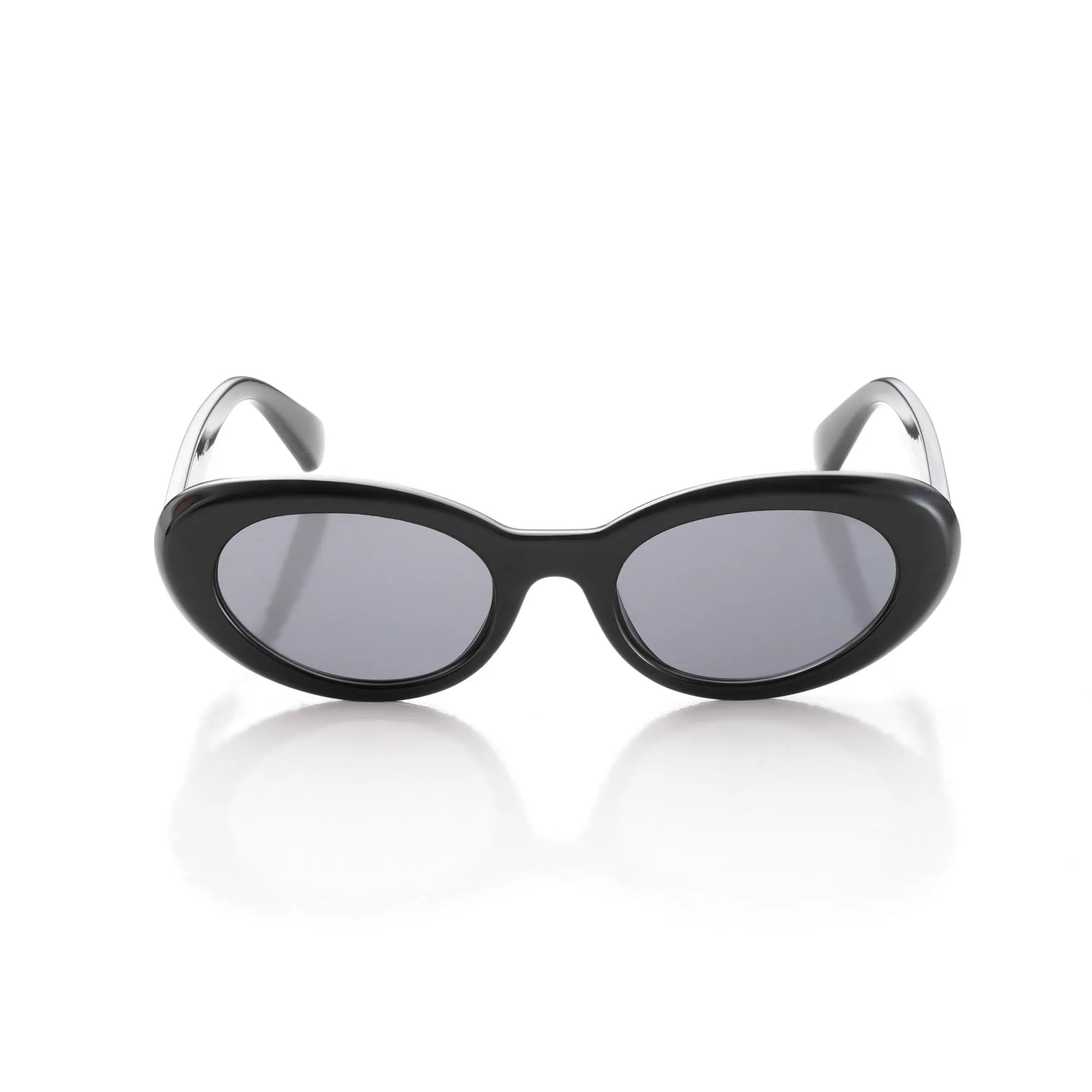 Thunderx | Black Medium Full Rim Oval Sunglasses for Women [UV-protected] HASHTAG X WHITECHERRY