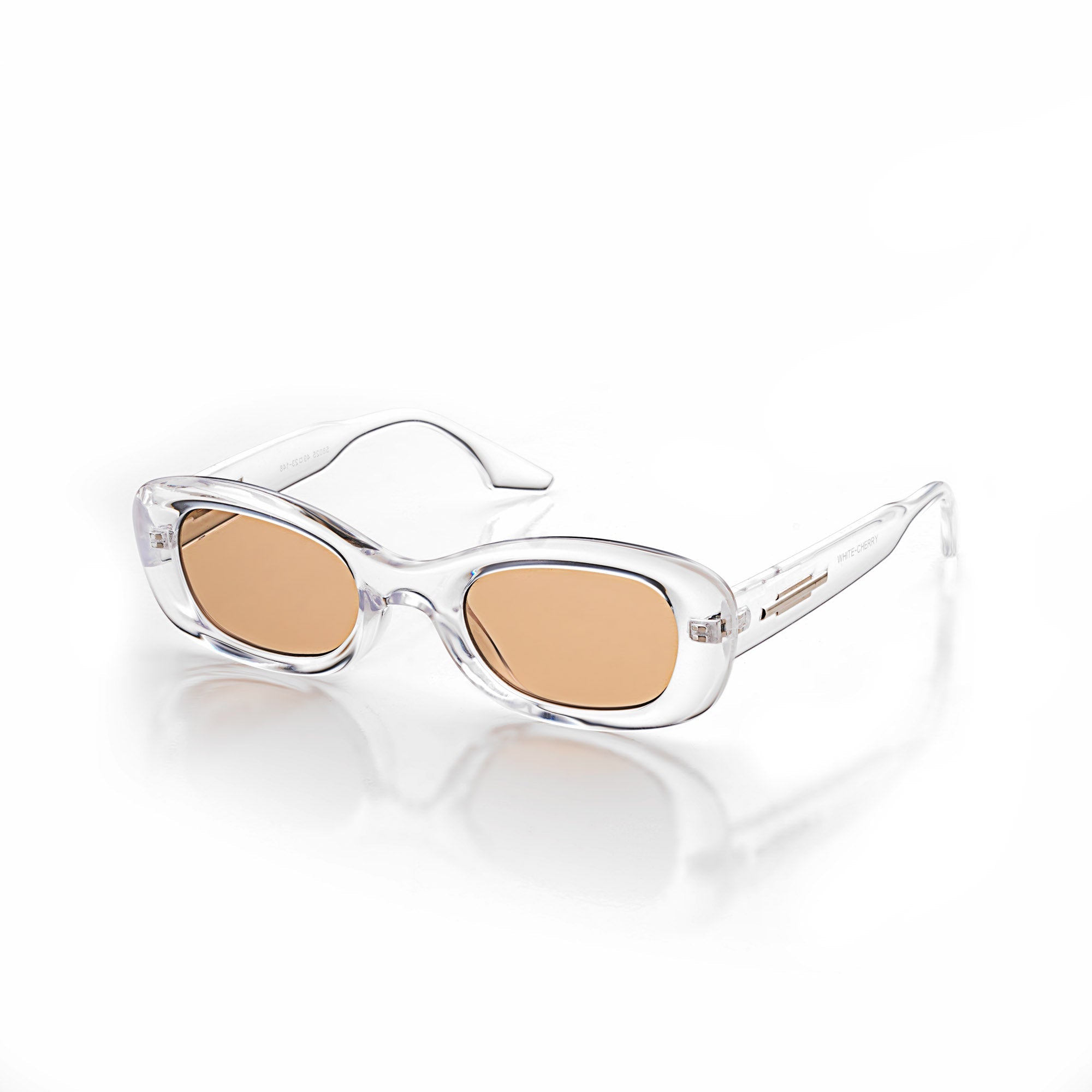 Aura | Transparent-Water Colour Medium Full Rim Oval Sunglasses for Men & Women [UV-protected]
