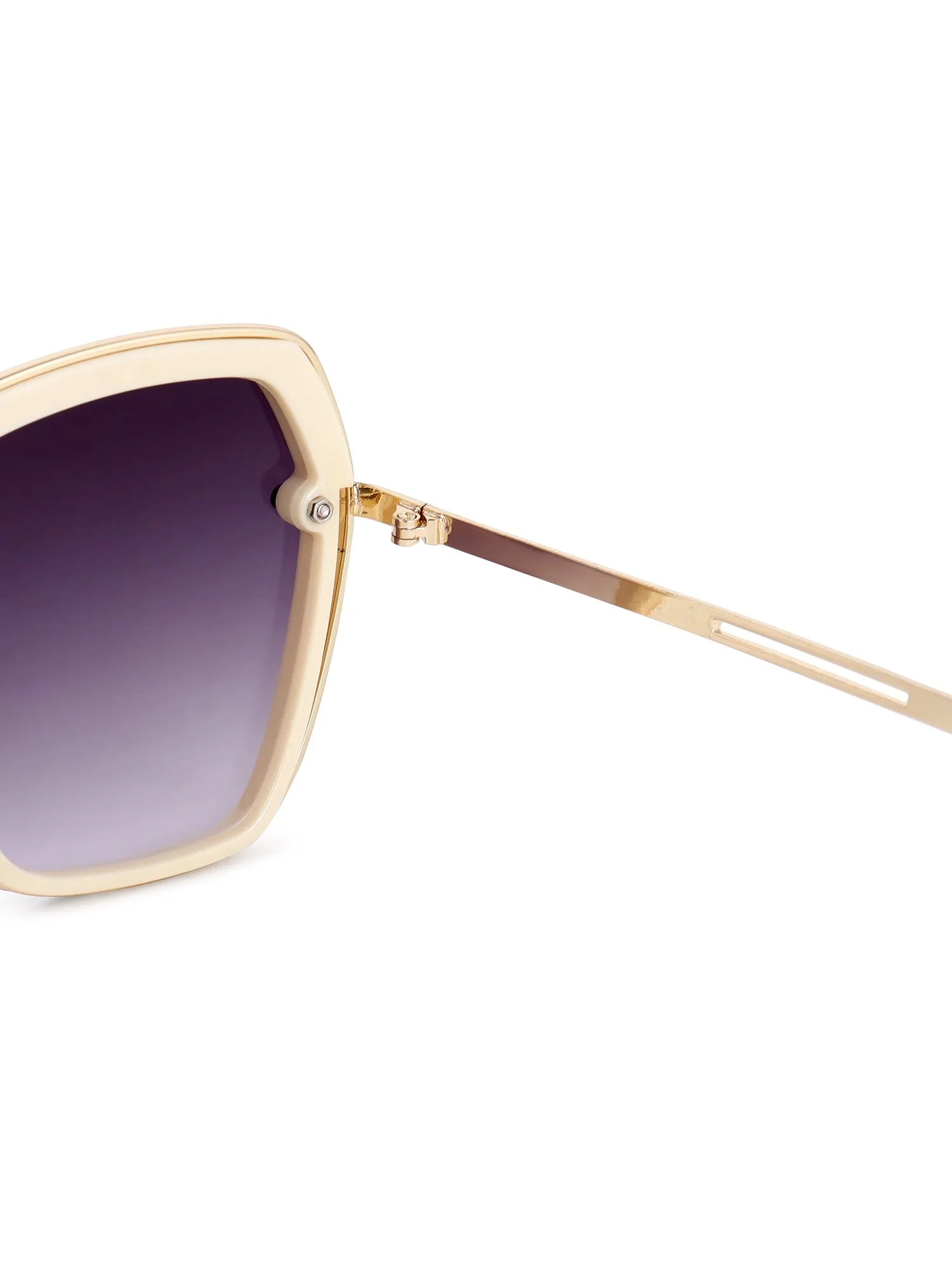 Lyra | Gradient Purple Large Full Rim Hexagonal Sunglasses for Women [UV-protected]