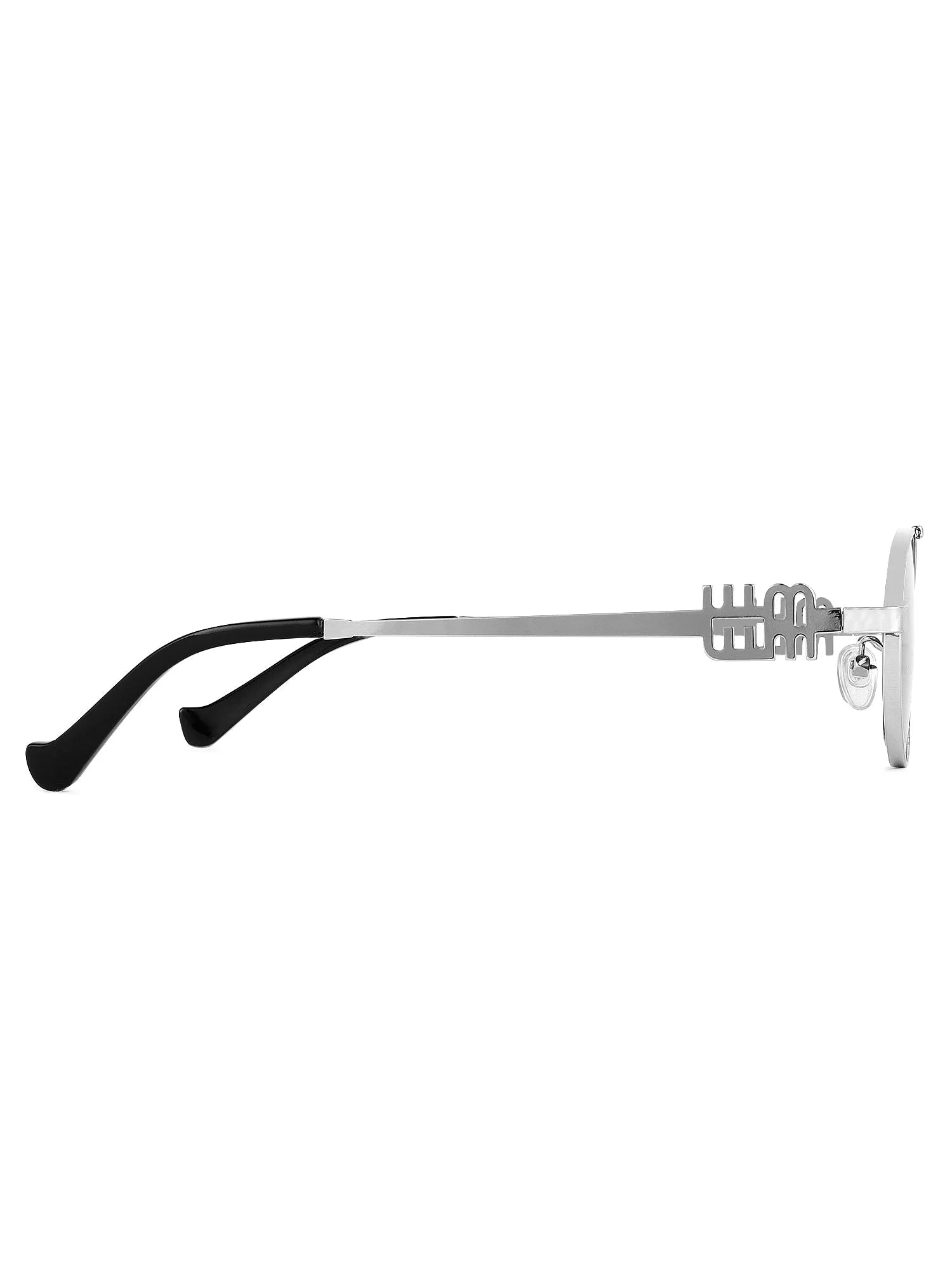 Stralium | Grey Large Full Rim Oval Sunglasses for Women [UV-protected]