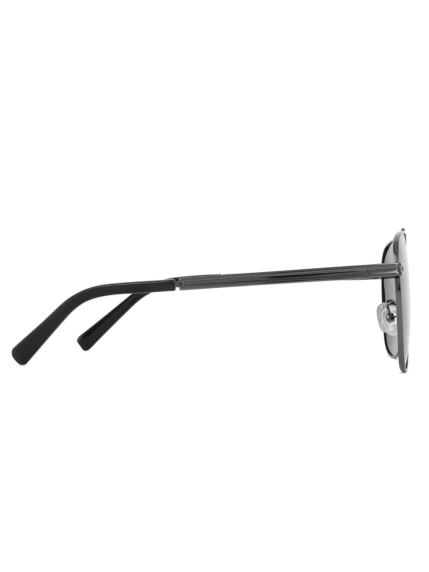 Quivion | Grey Large Full Rim Square Sunglasses for Men [Polarized]