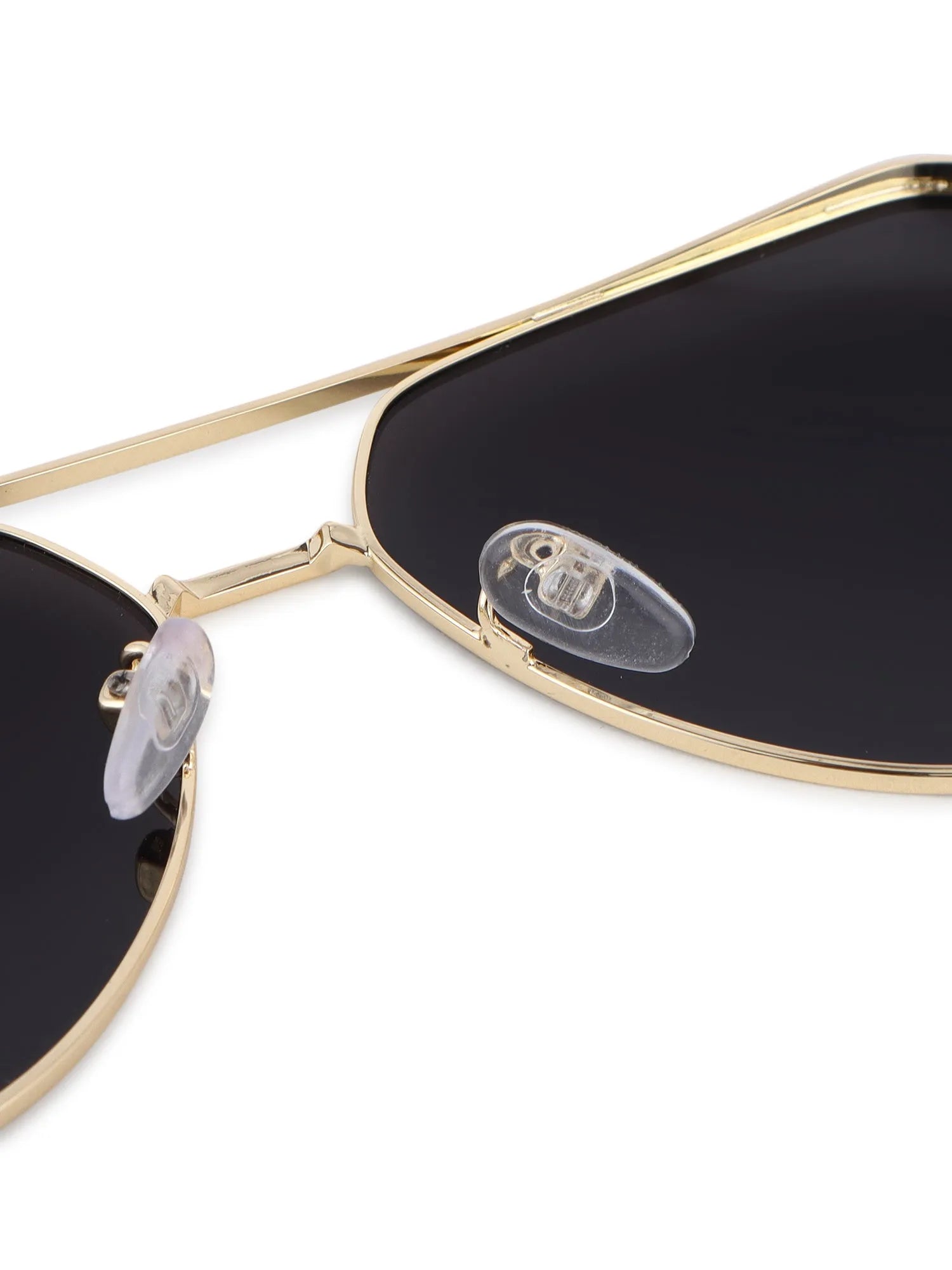Tesseract | Golden Large Full Rim Aviator Sunglasses for Men [Polarized]