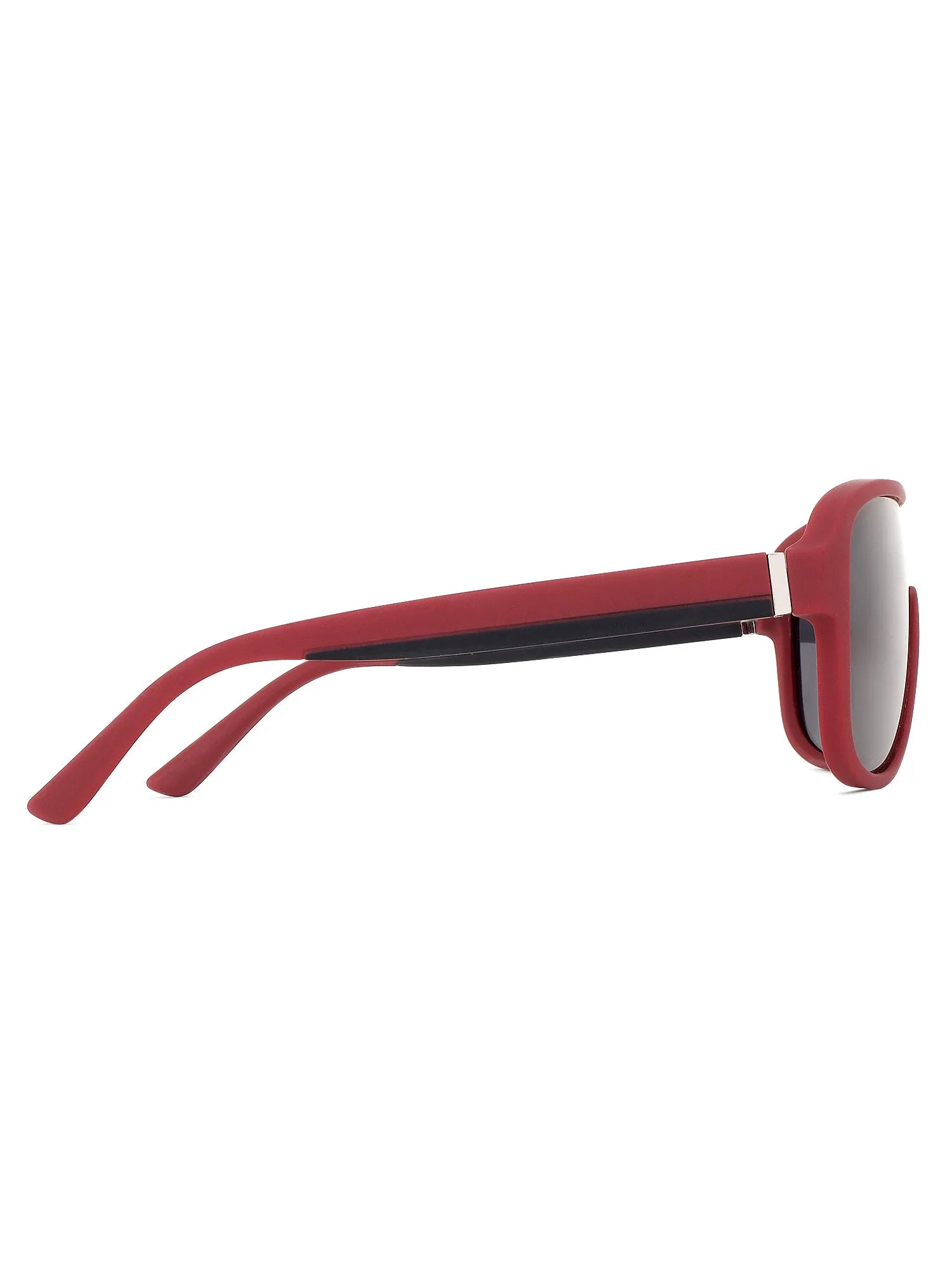 Quasor | Red Extra-Large Full Rim Shield Sports for Men & Women [Polarized]
