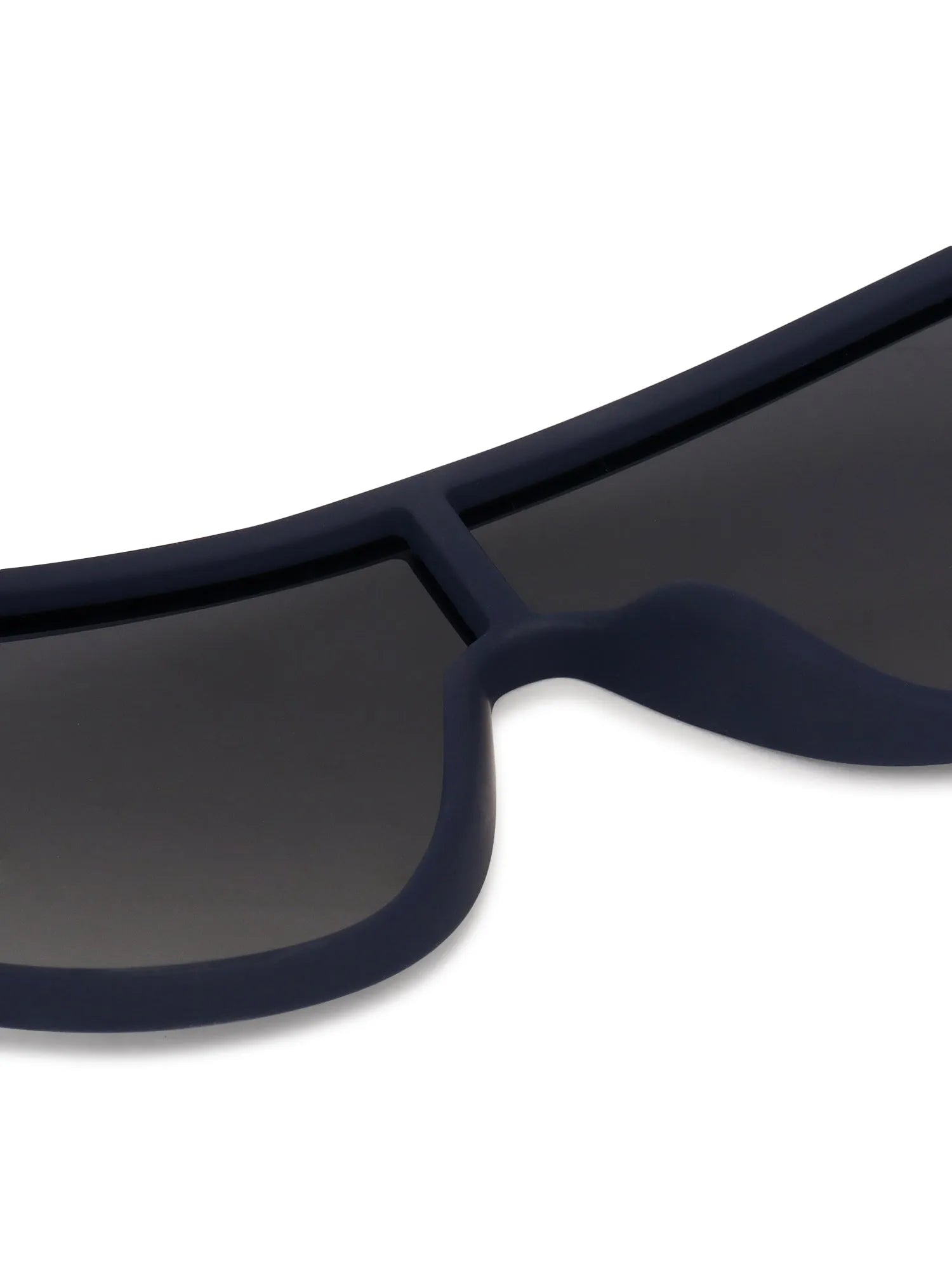 Quasor | Blue Extra-Large Full Rim Shield Sports for Men & Women [Polarized]