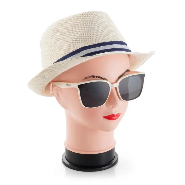 Lumor | Off -White Medium Full Rim Square Sunglasses for Women [UV-protected]