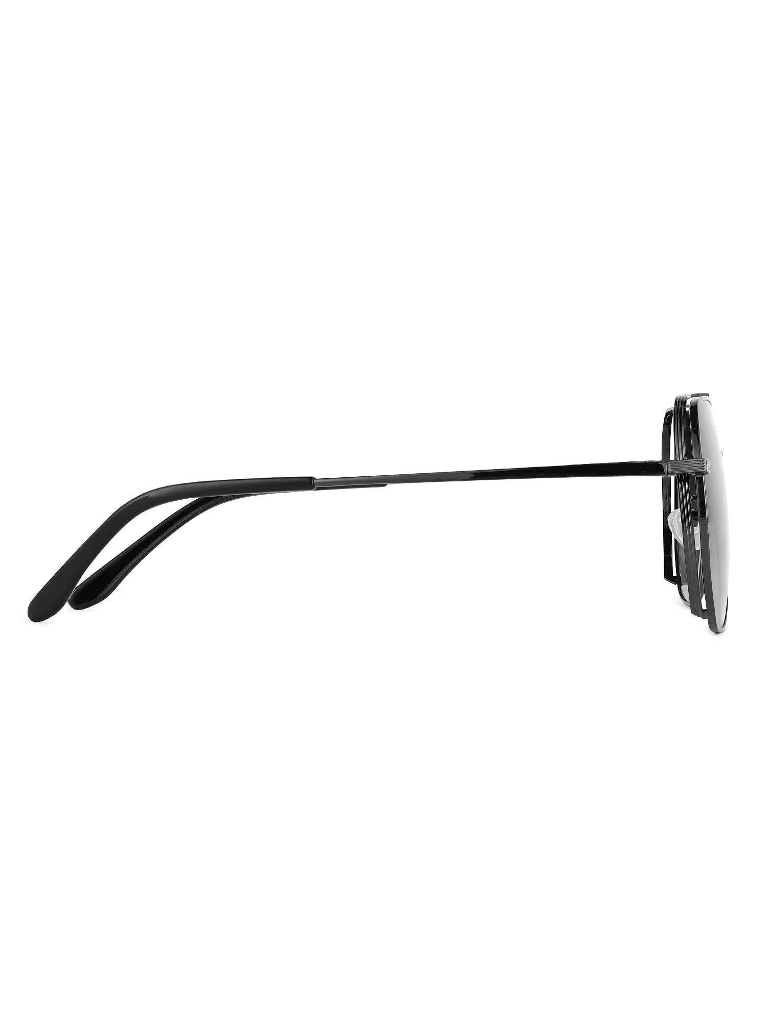 Drakara | Grey Large Full Rim Hexagonal Sunglasses for Men [Polarized]