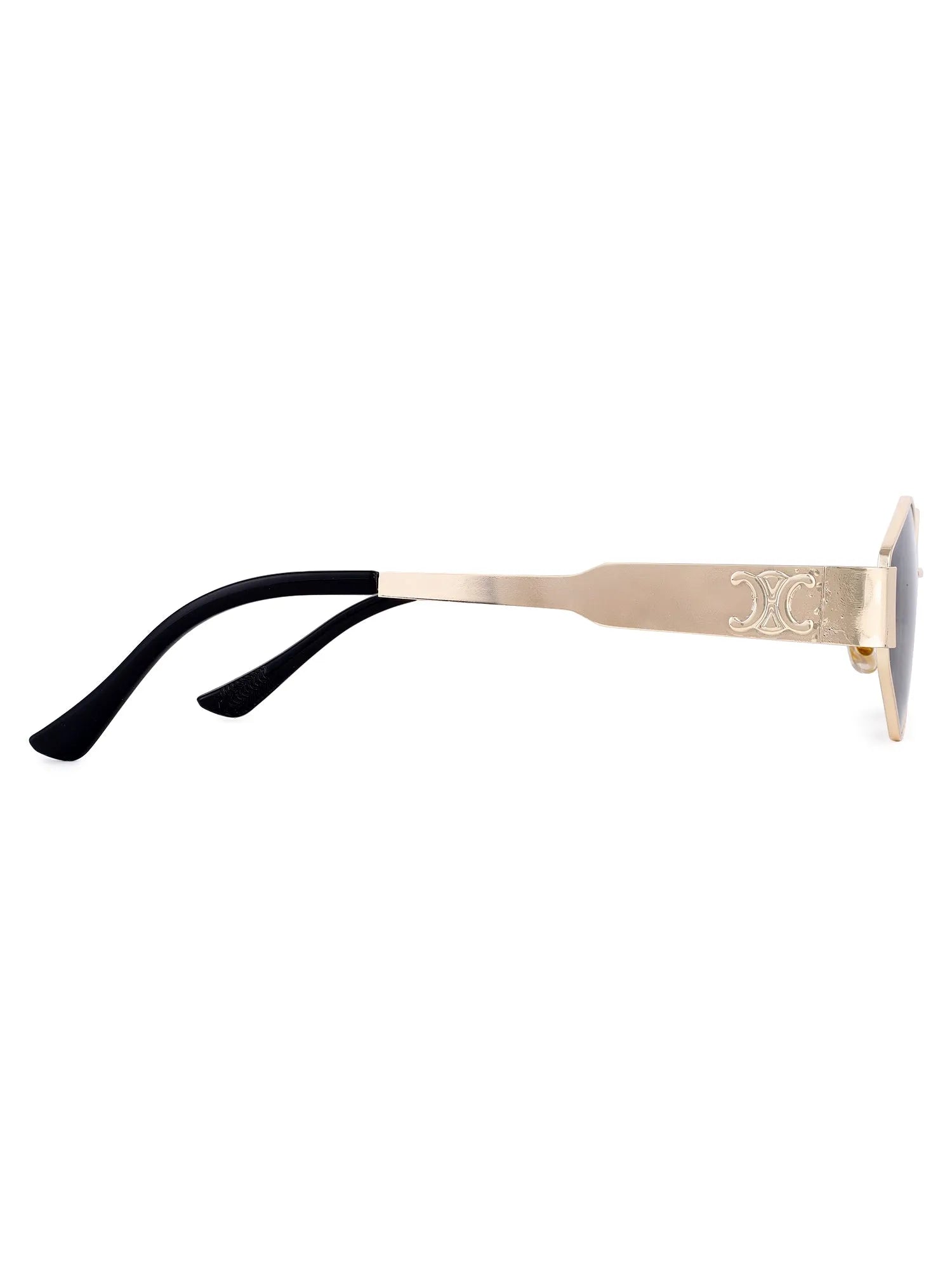 Exarion | Grey Large Full Rim Diamond Sunglasses for Women [UV-protected]